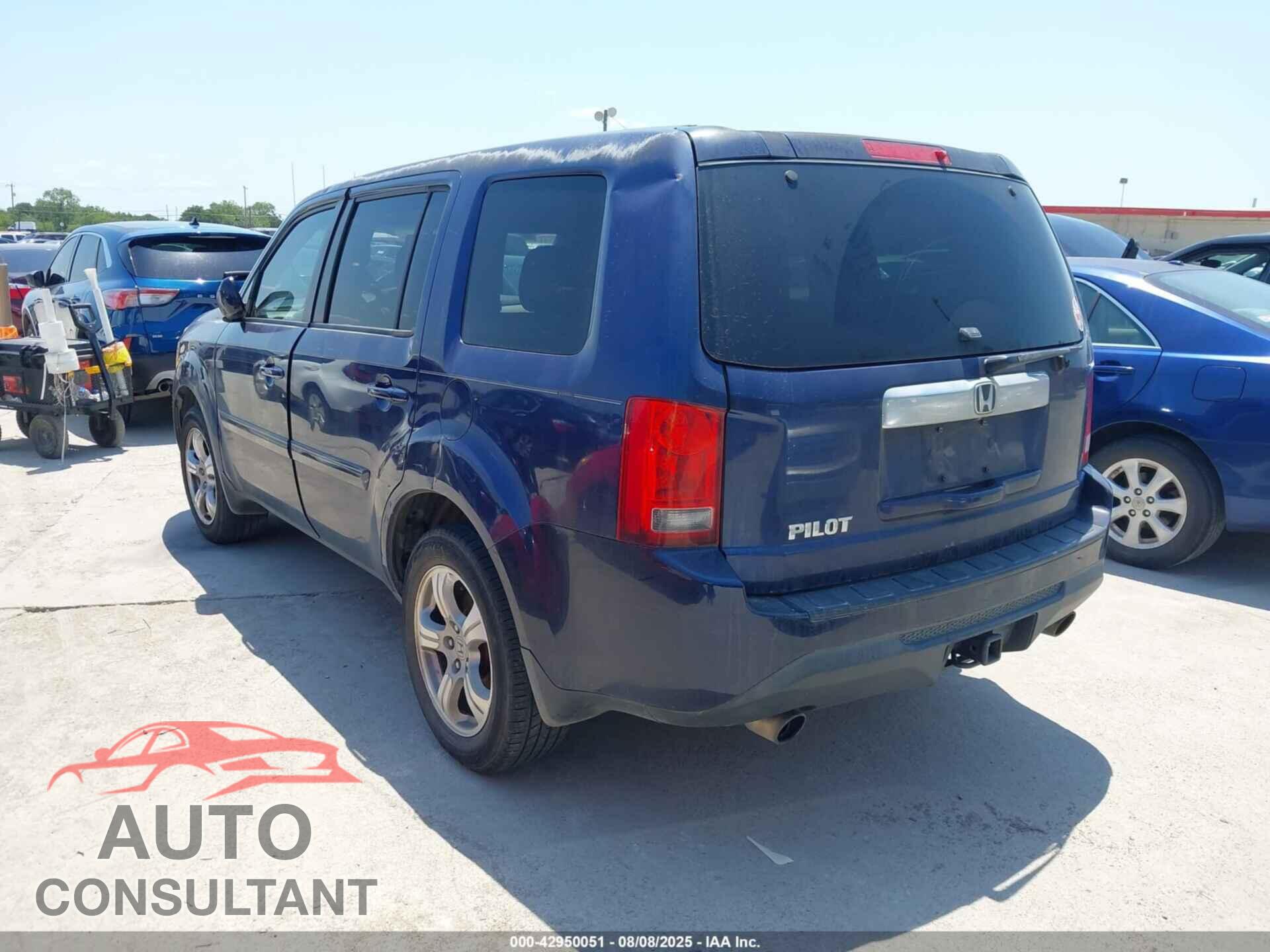 HONDA PILOT 2013 - 5FNYF3H52DB003847