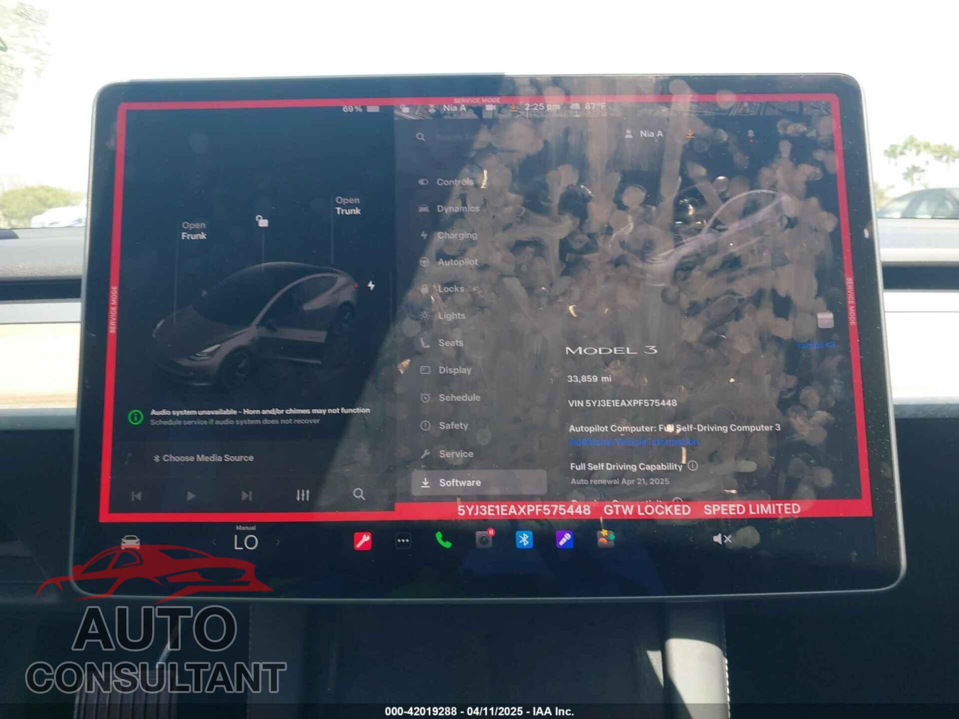 TESLA MODEL 3 2023 - 5YJ3E1EAXPF575448