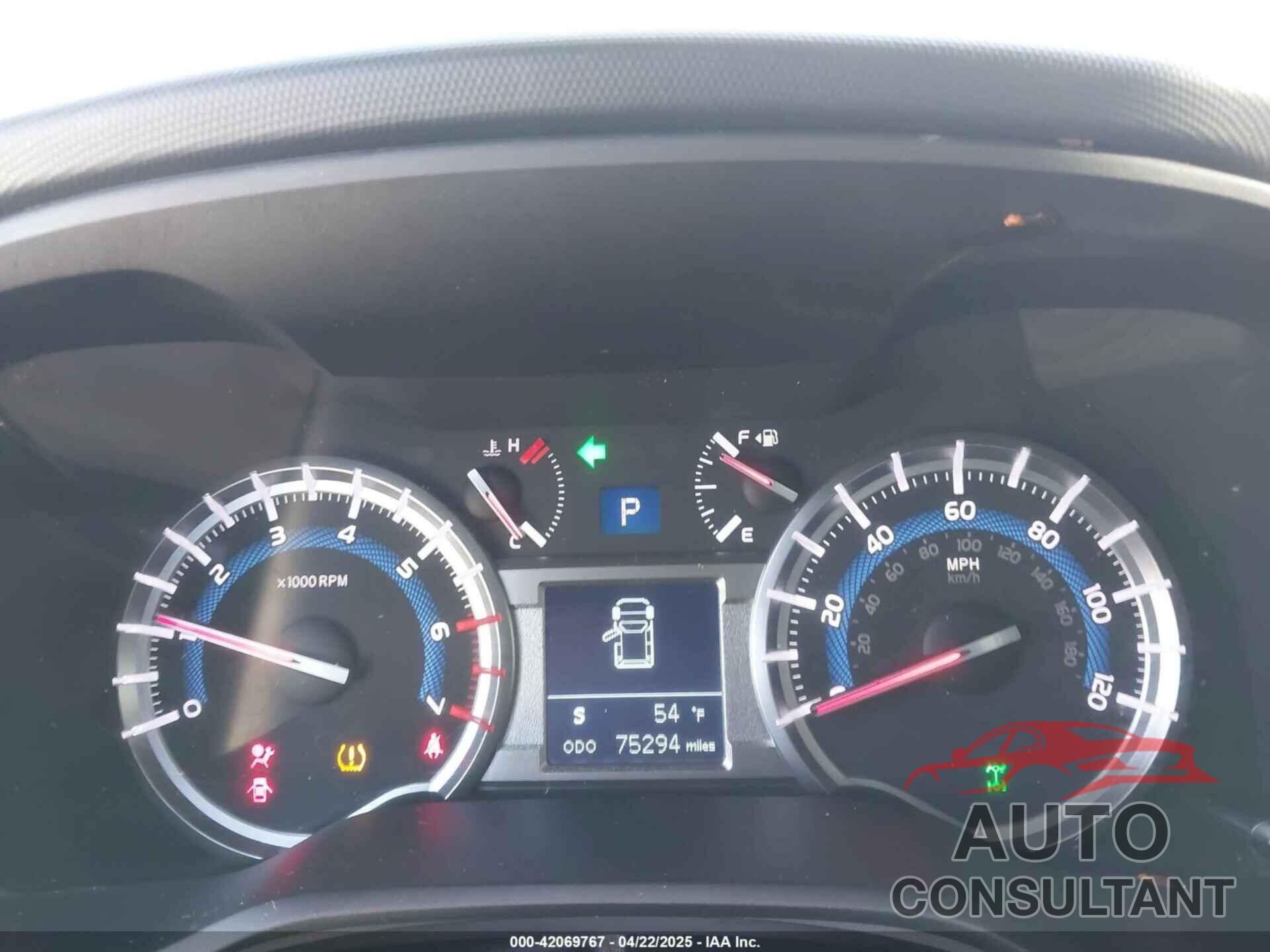 TOYOTA 4RUNNER 2019 - JTEBU5JR6K5731380