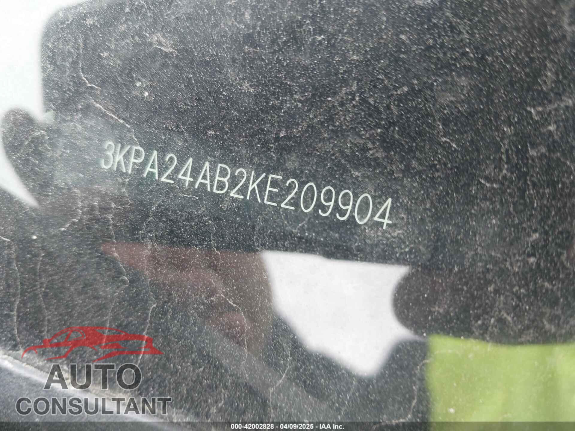 KIA RIO 2019 - 3KPA24AB2KE209904