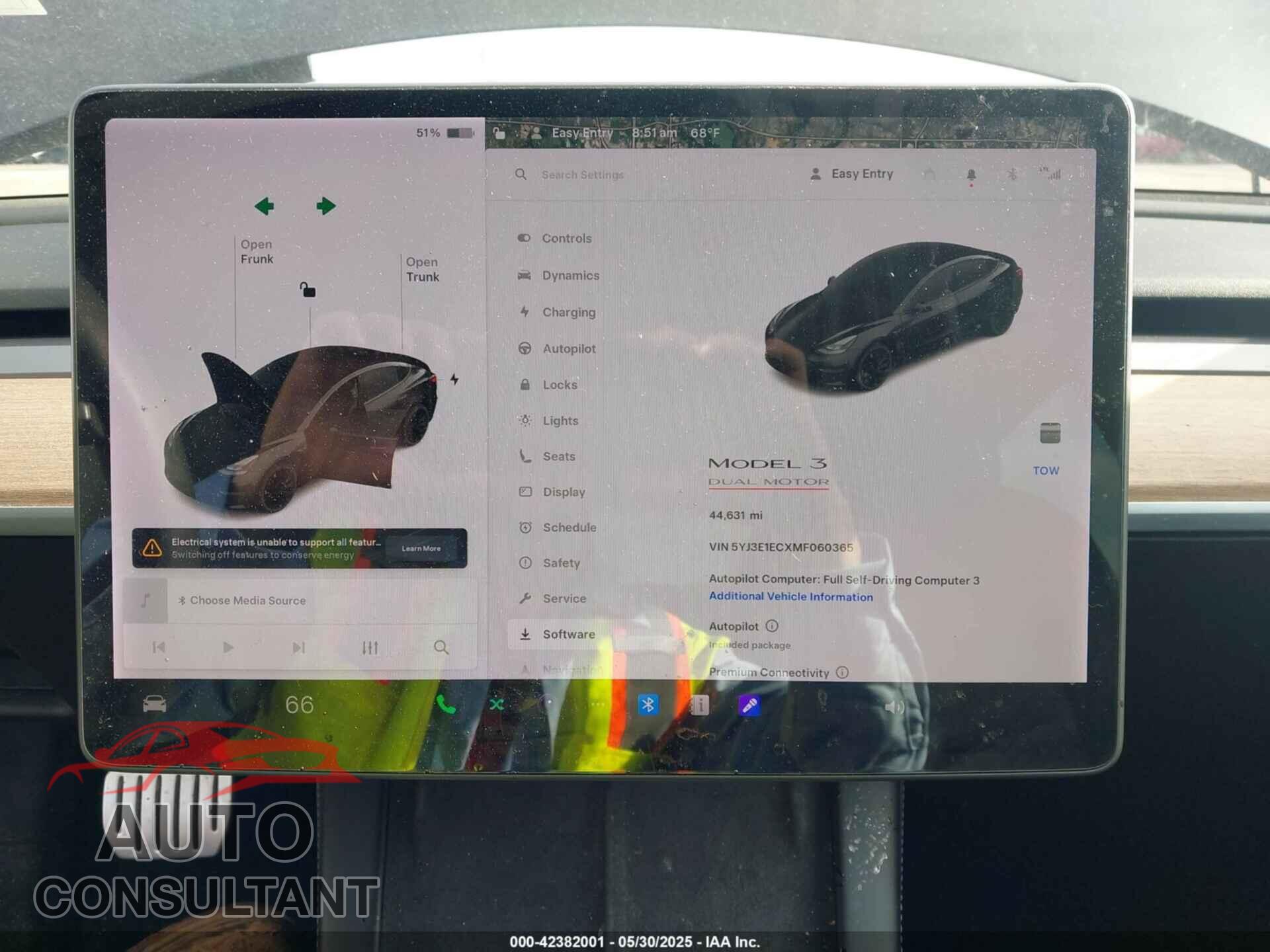TESLA MODEL 3 2021 - 5YJ3E1ECXMF060365