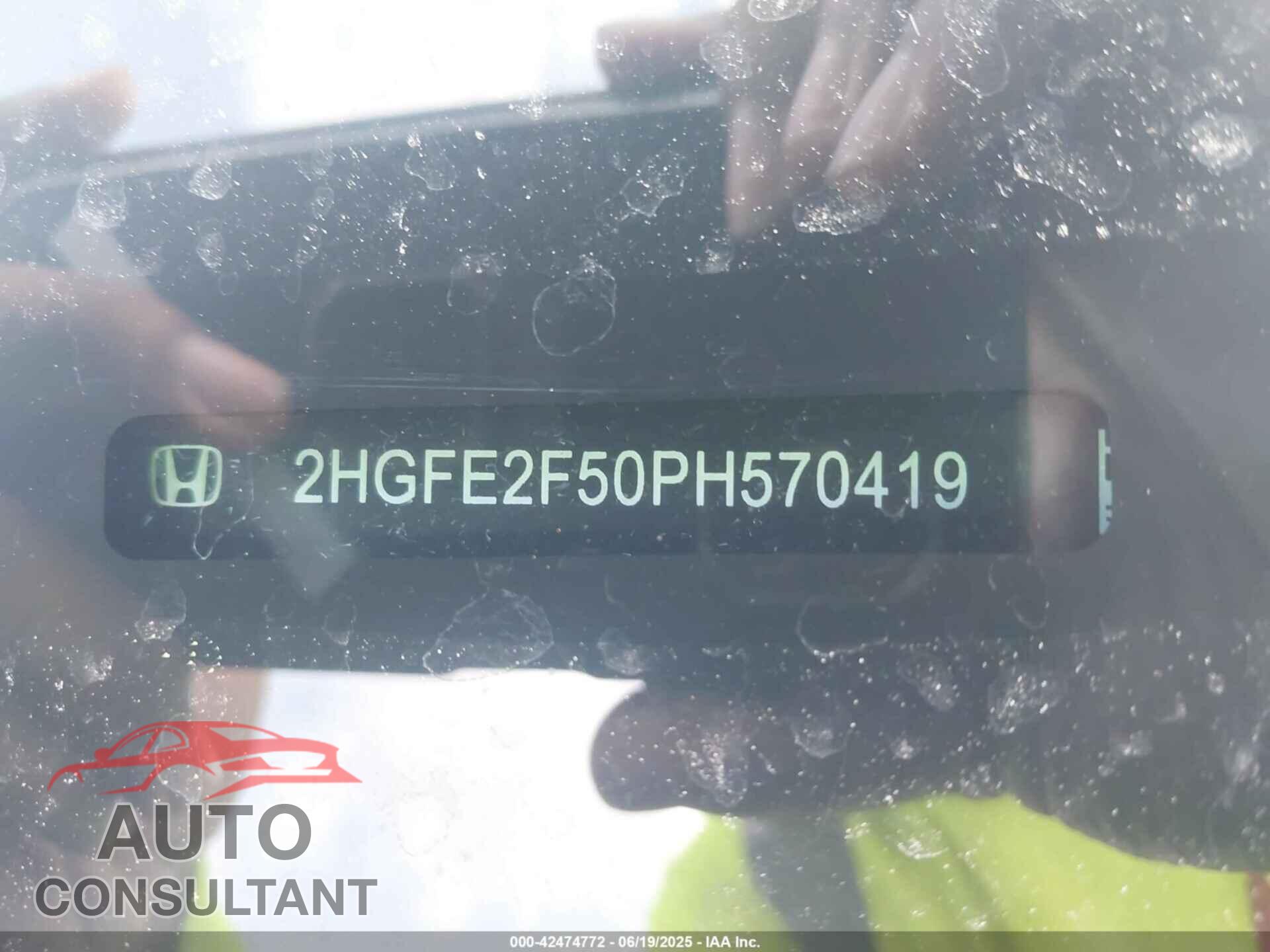 HONDA CIVIC 2023 - 2HGFE2F50PH570419