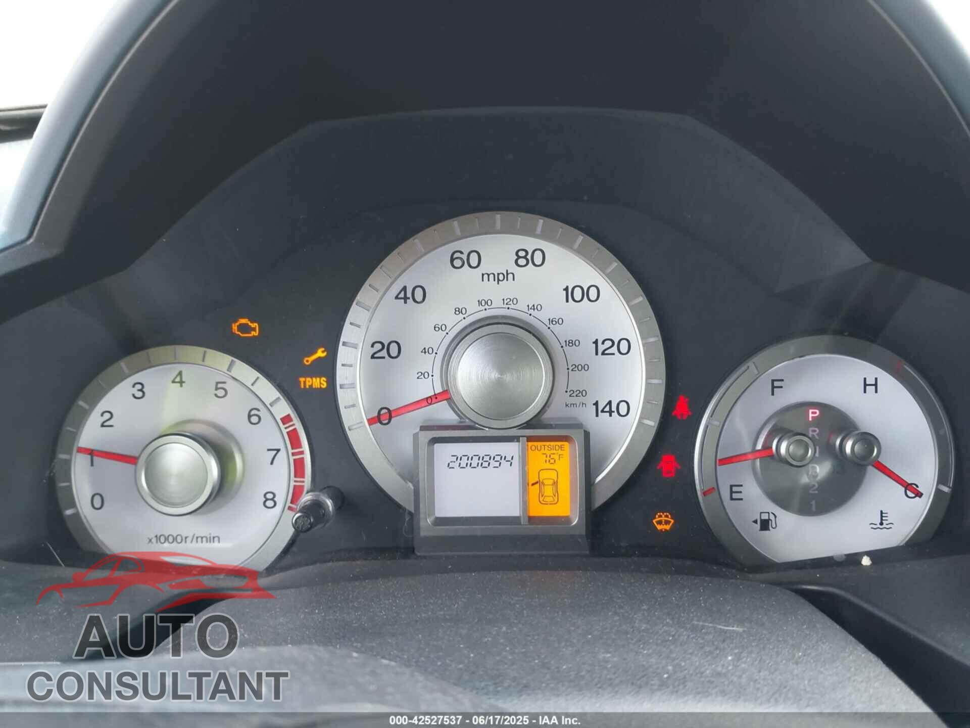 HONDA PILOT 2009 - 5FNYF48569B037710