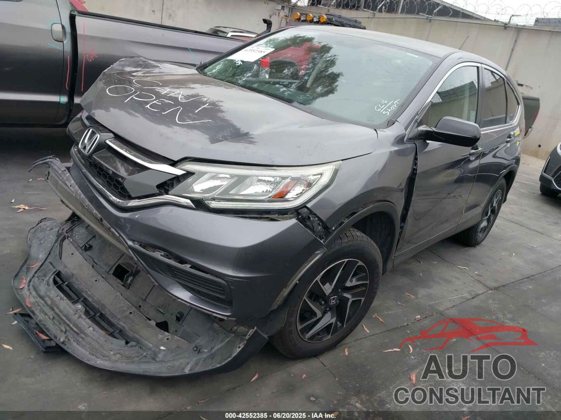 HONDA CR-V 2016 - 2HKRM3H48GH509125