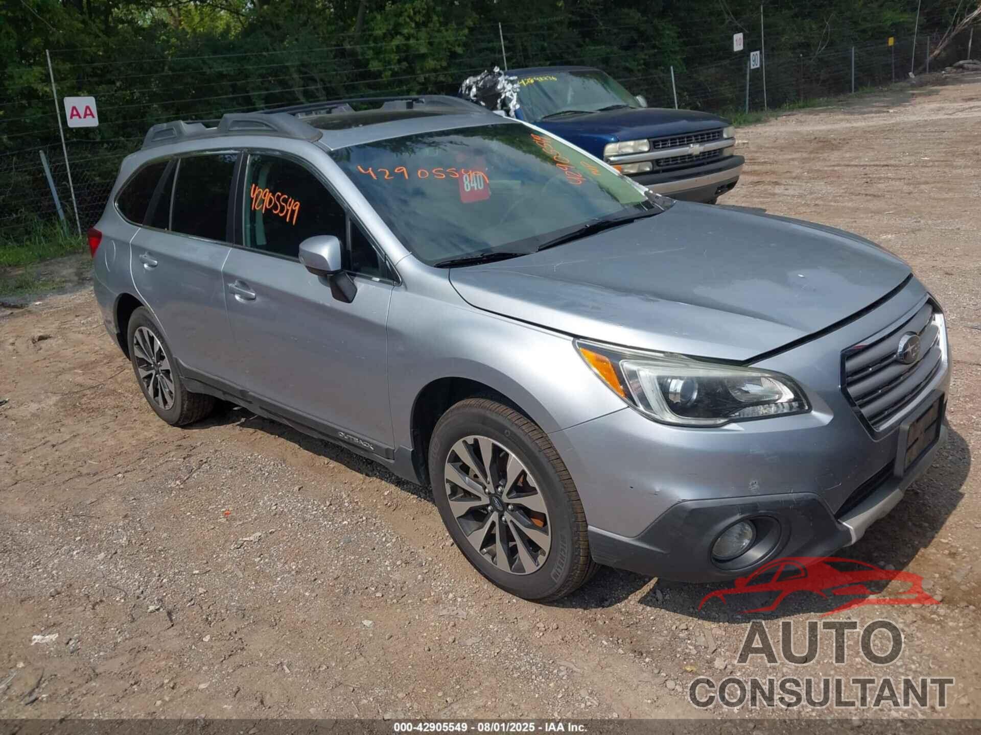 SUBARU OUTBACK 2016 - 4S4BSANC8G3245113