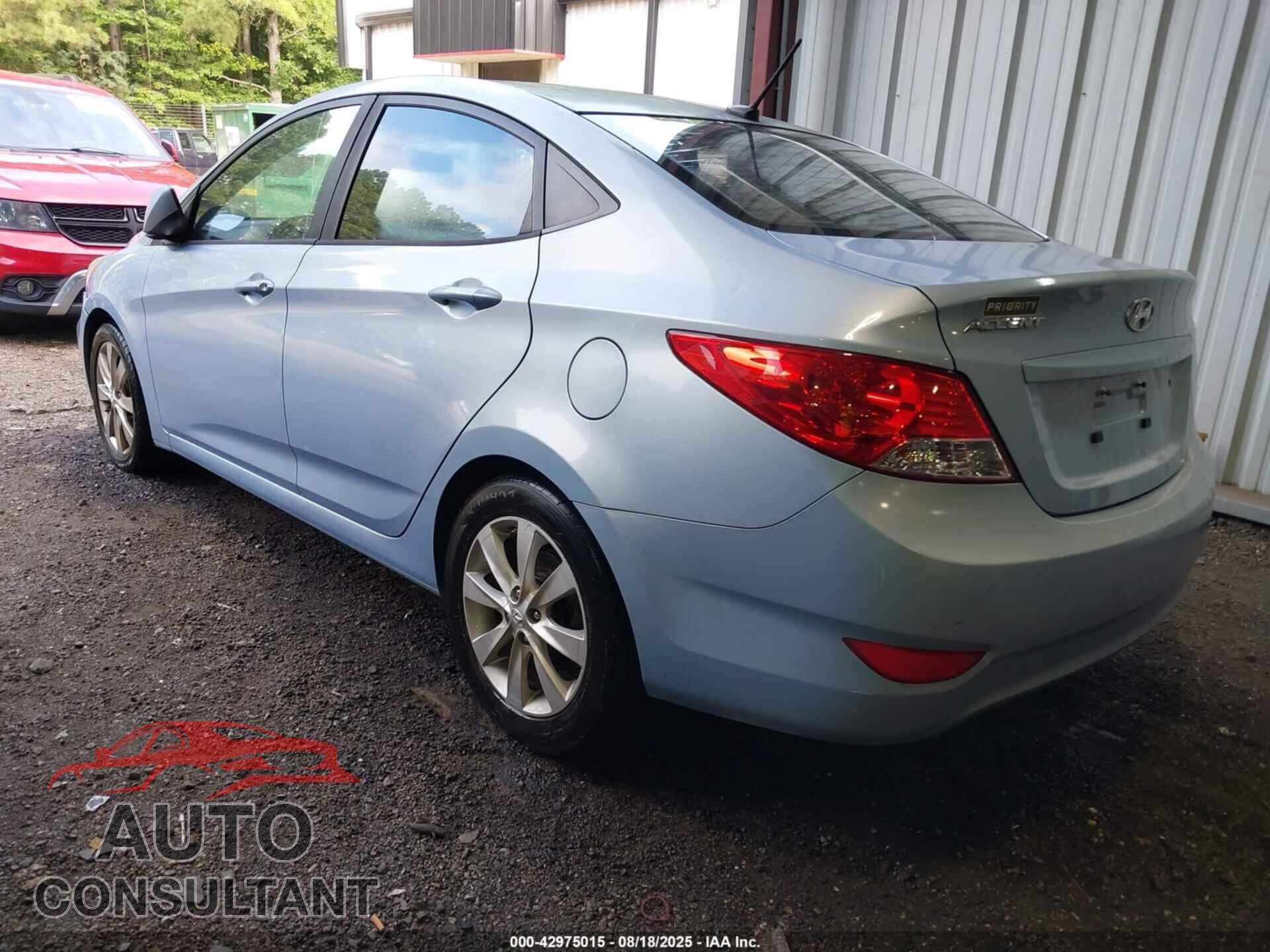 HYUNDAI ACCENT 2012 - KMHCU4AE3CU042318