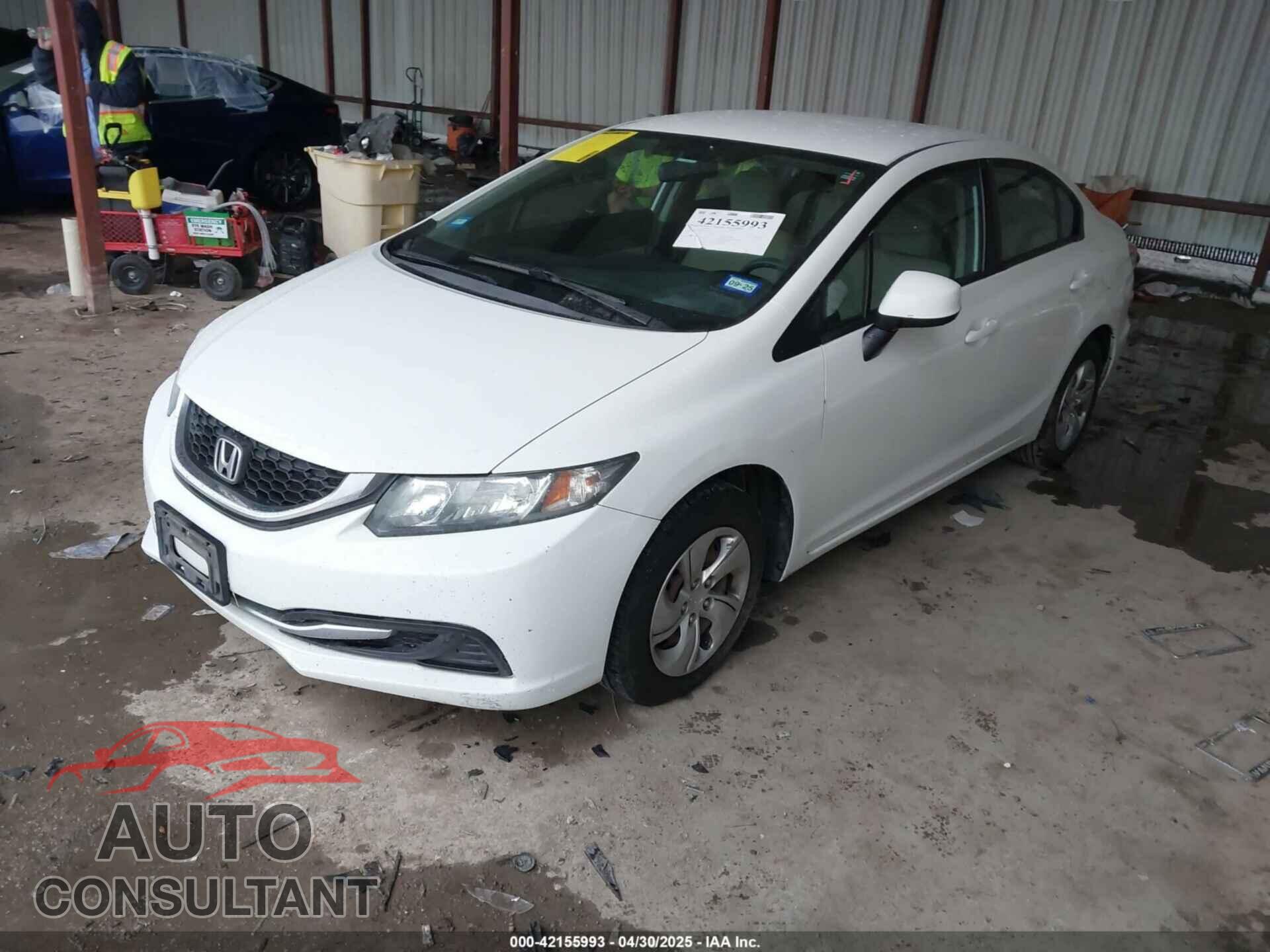 HONDA CIVIC 2013 - 19XFB2F58DE216906