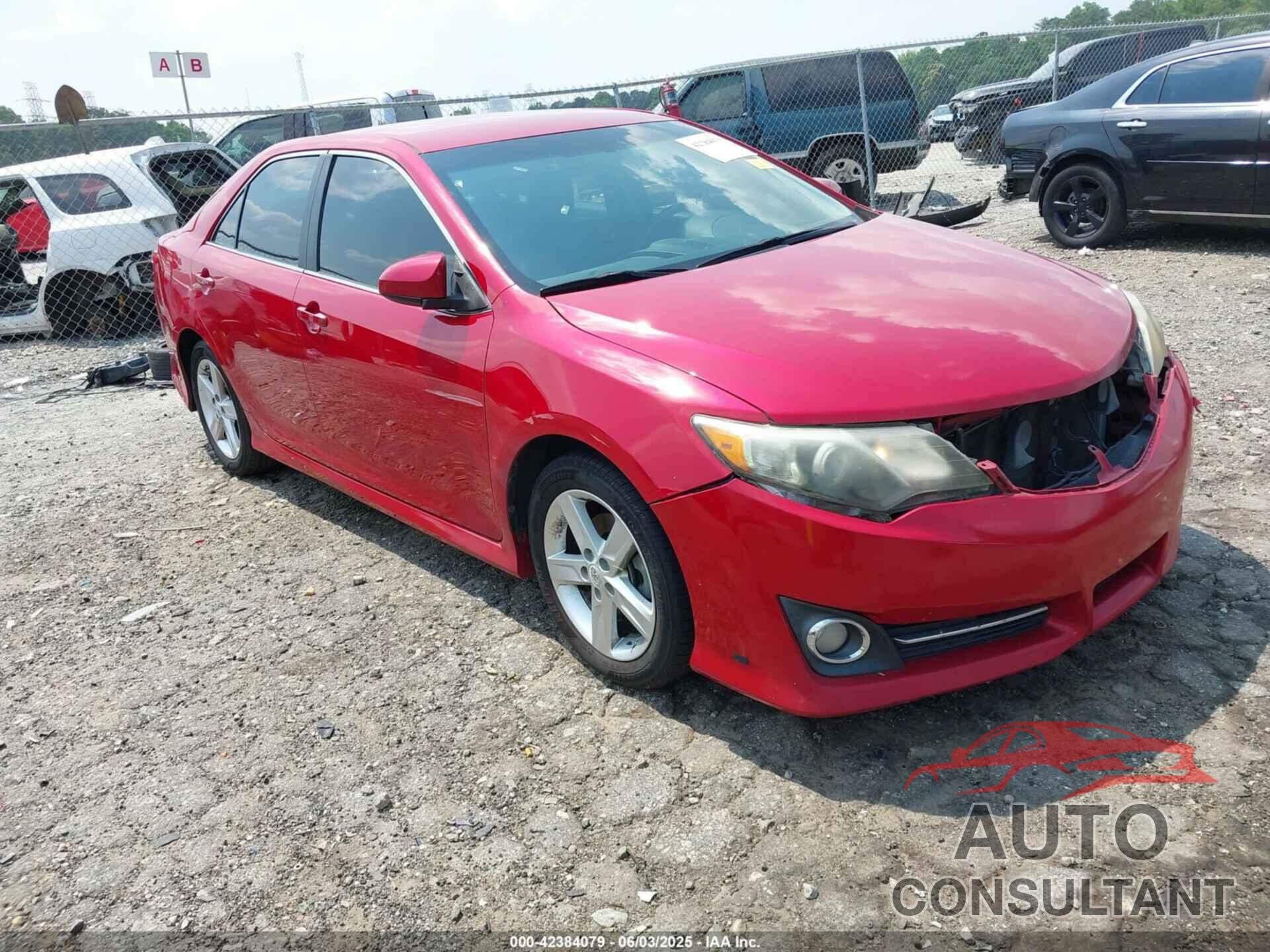 TOYOTA CAMRY 2012 - 4T1BF1FK4CU569528