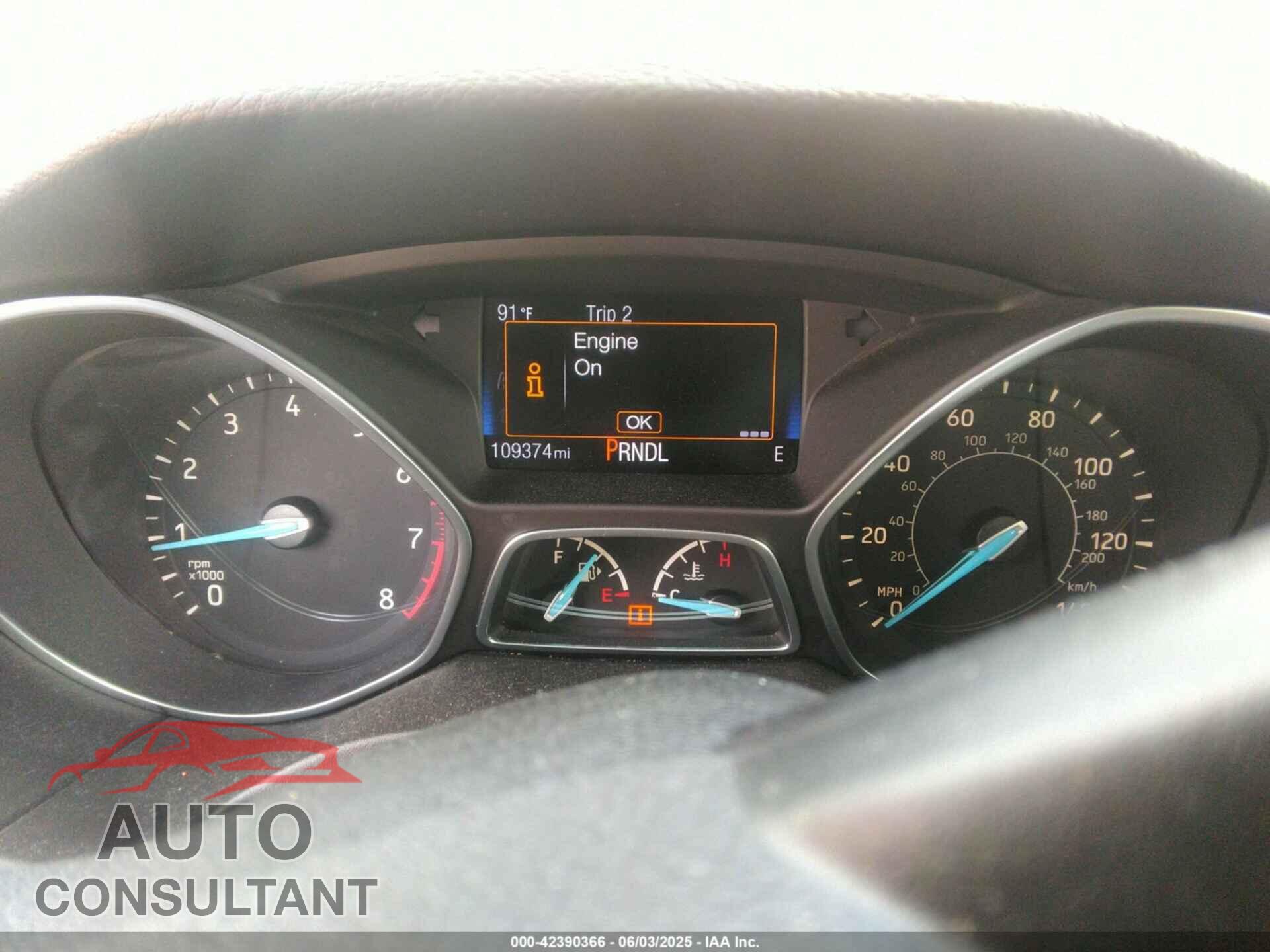 FORD FOCUS 2016 - 1FADP3F27GL222153