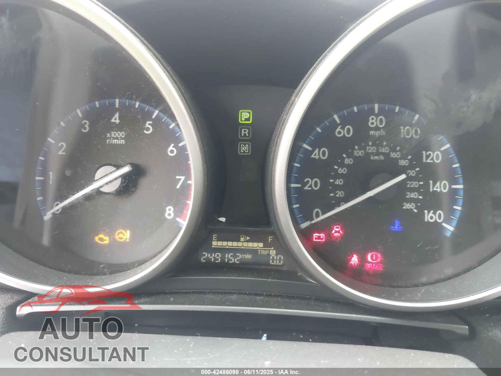 MAZDA MAZDA3 2012 - JM1BL1L73C1535675