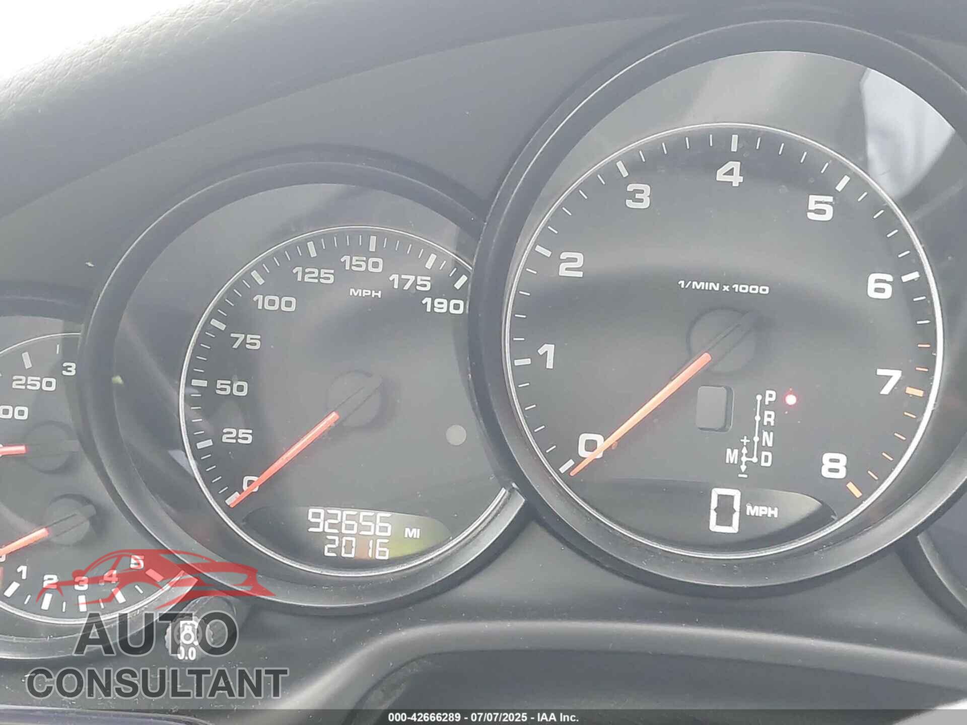 PORSCHE PANAMERA 2016 - WP0AA2A72GL001734