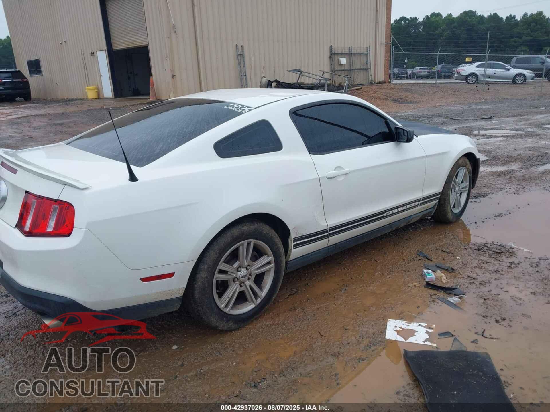 FORD MUSTANG 2012 - 1ZVBP8AM2C5271568