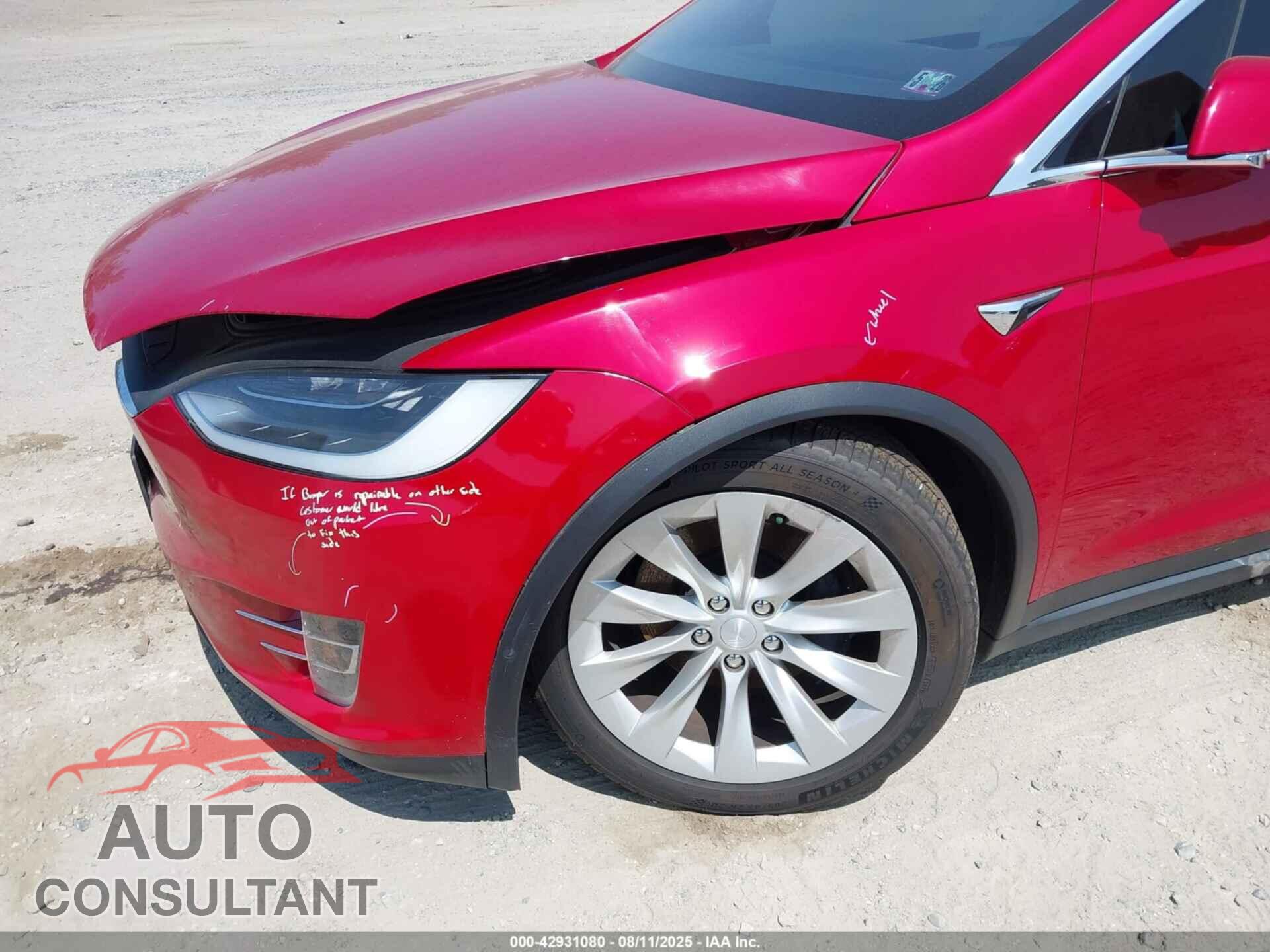TESLA MODEL X 2017 - 5YJXCBE27HF066165