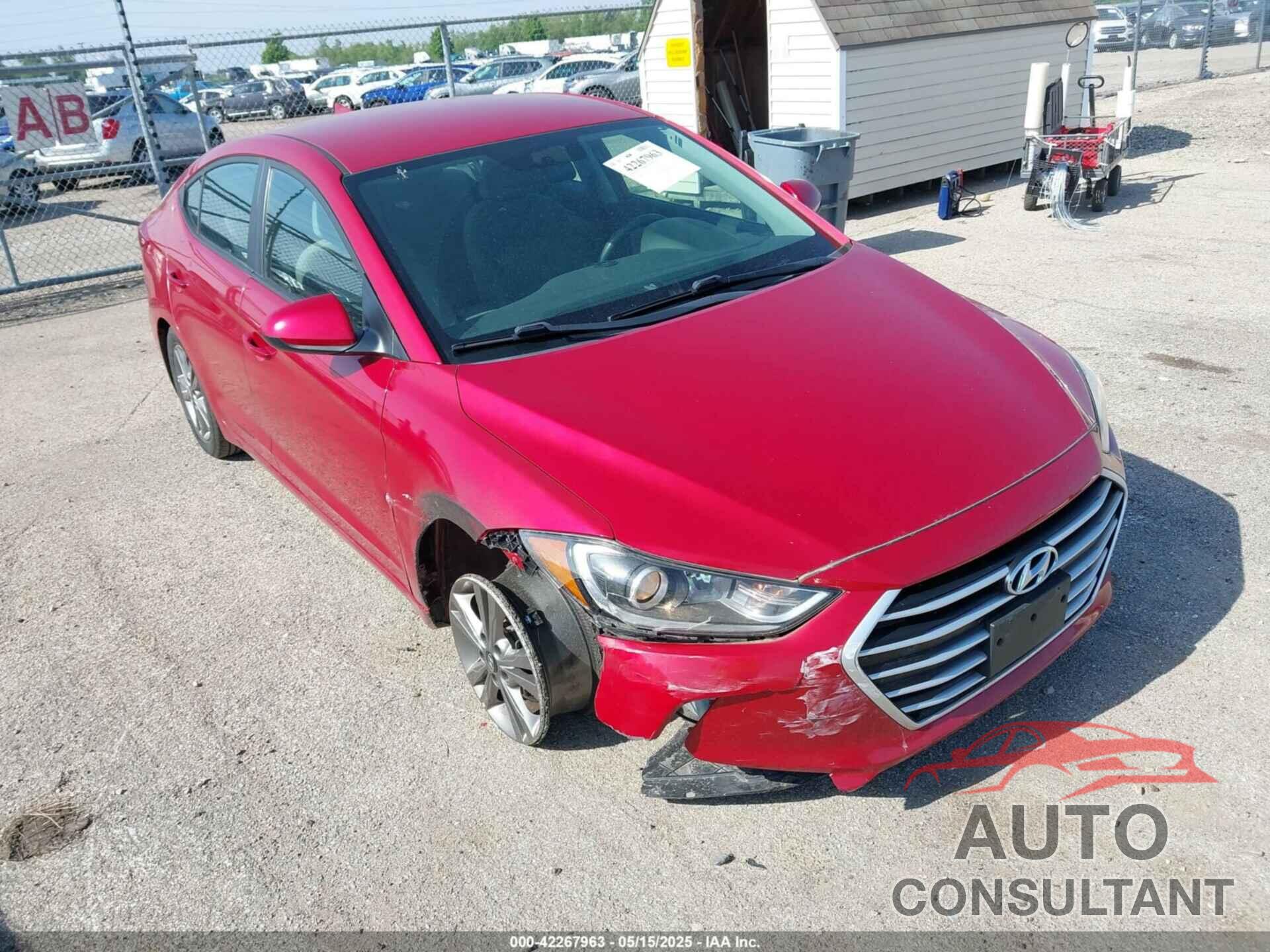 HYUNDAI ELANTRA 2017 - 5NPD84LF3HH122402