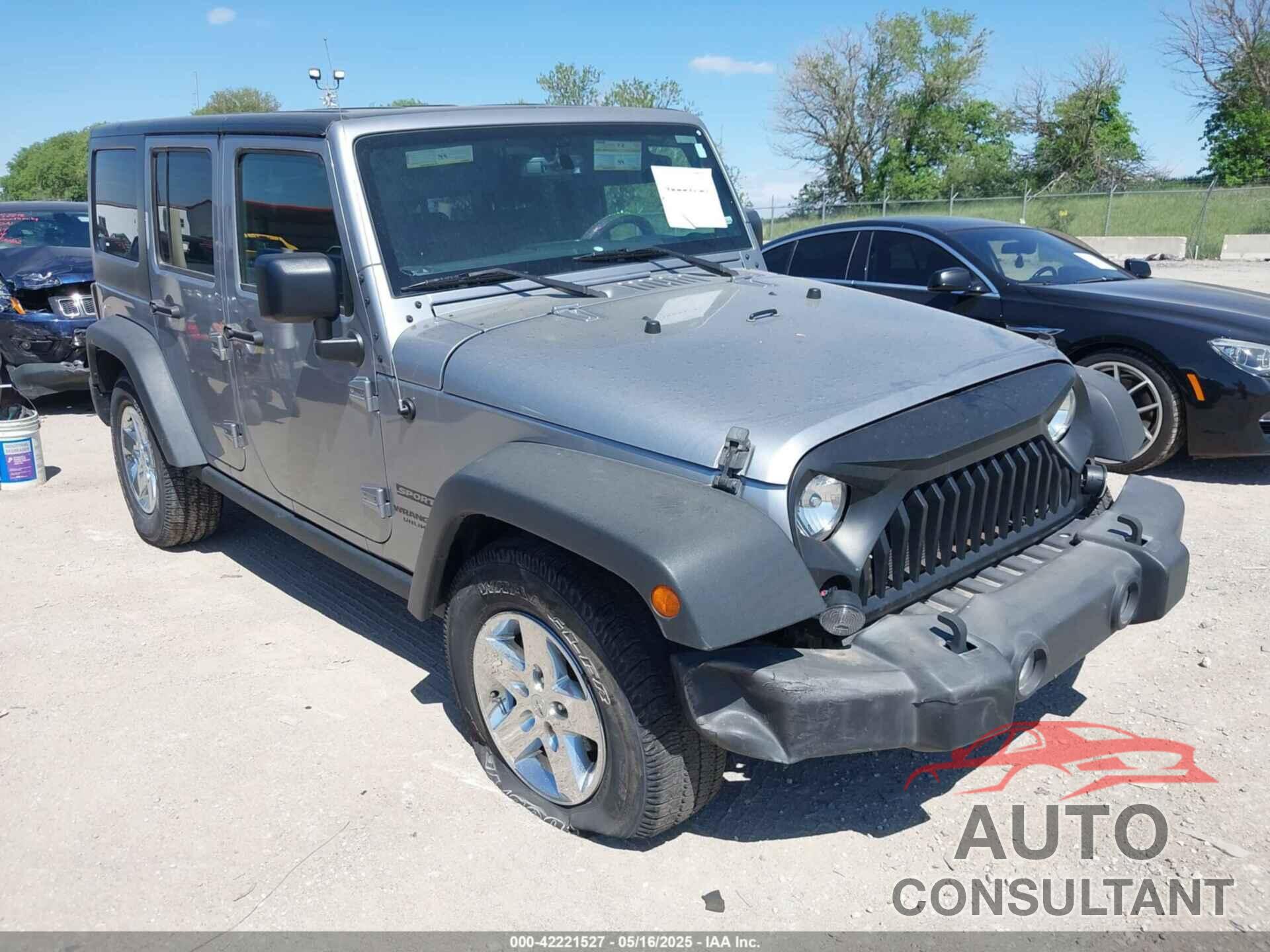 JEEP WRANGLER UNLIMITED 2017 - 1C4BJWDG2HL678338