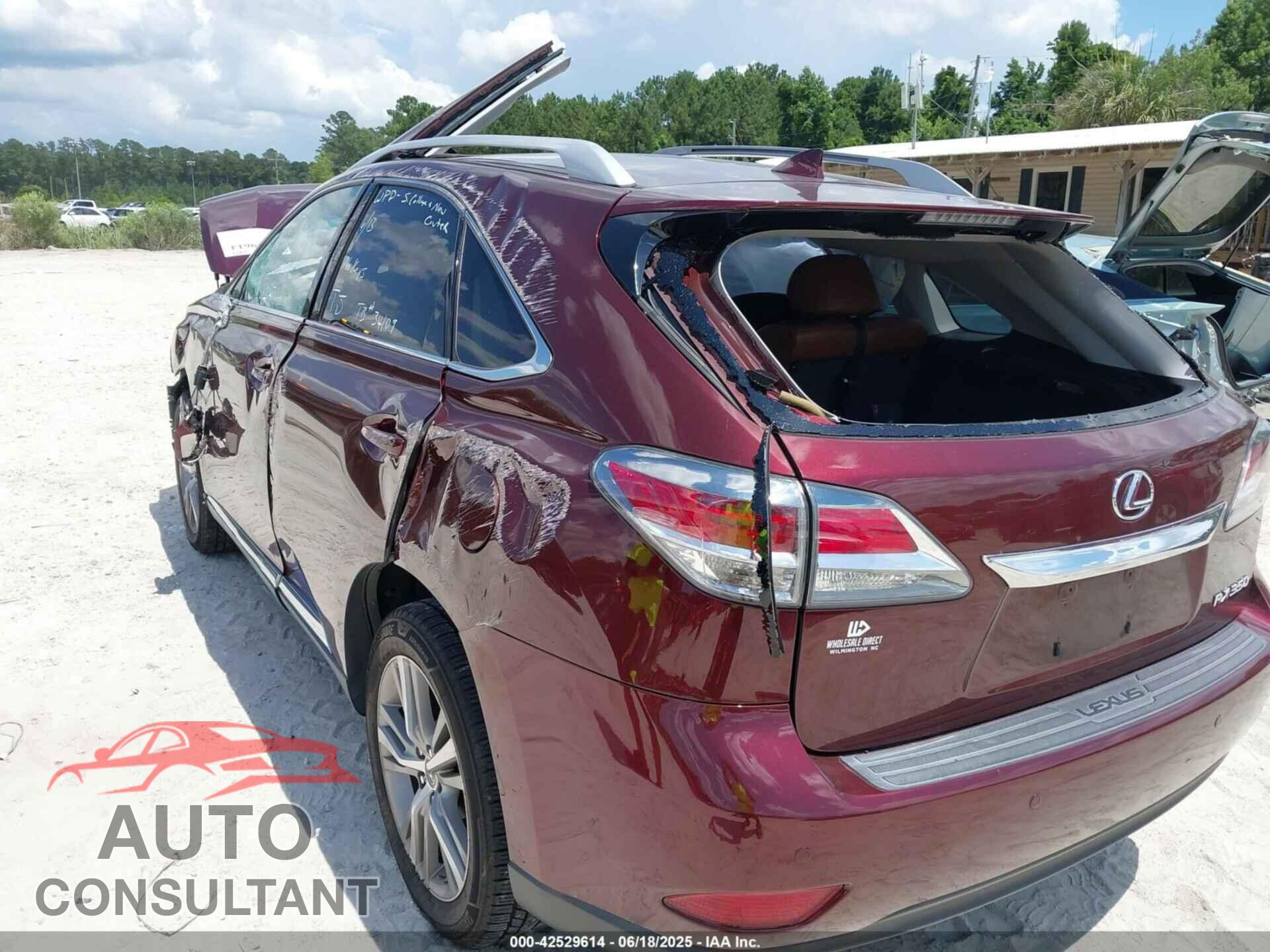 LEXUS RX 350 2015 - 2T2ZK1BA7FC155183