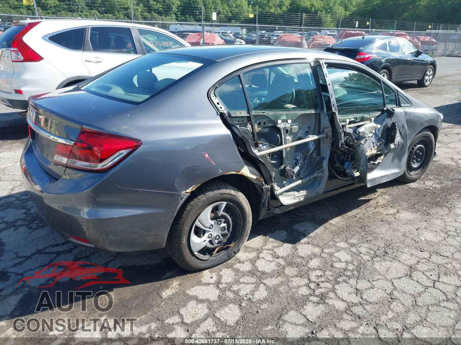 HONDA CIVIC 2013 - 19XFB2F55DE261091