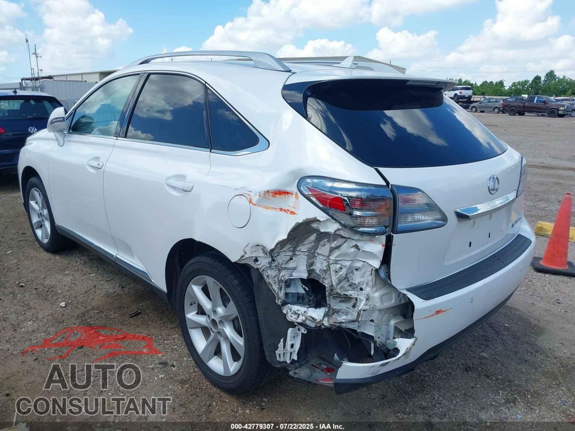 LEXUS RX 350 2012 - 2T2ZK1BA4CC084083