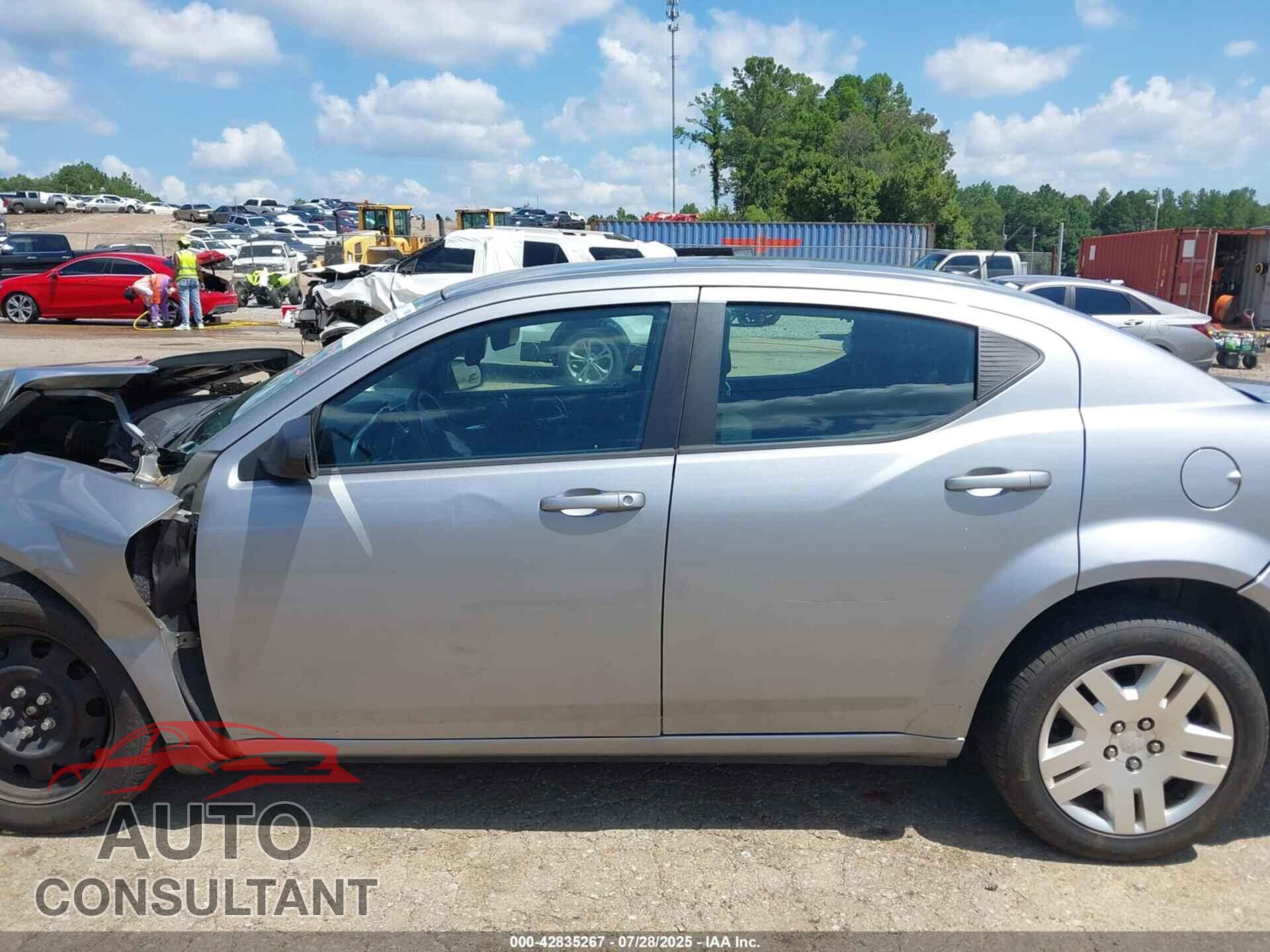 DODGE AVENGER 2013 - 1C3CDZAG5DN748287