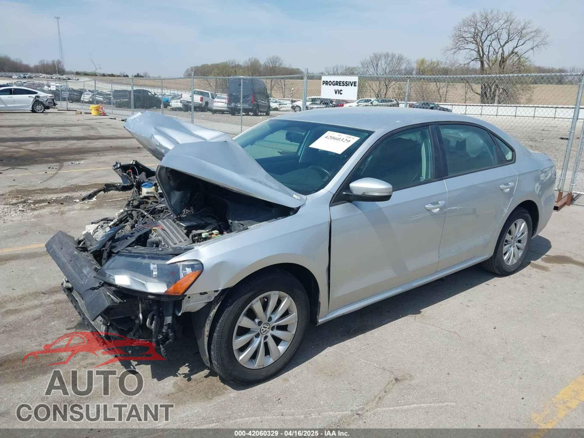 VOLKSWAGEN PASSAT 2015 - 1VWAT7A3XFC015946
