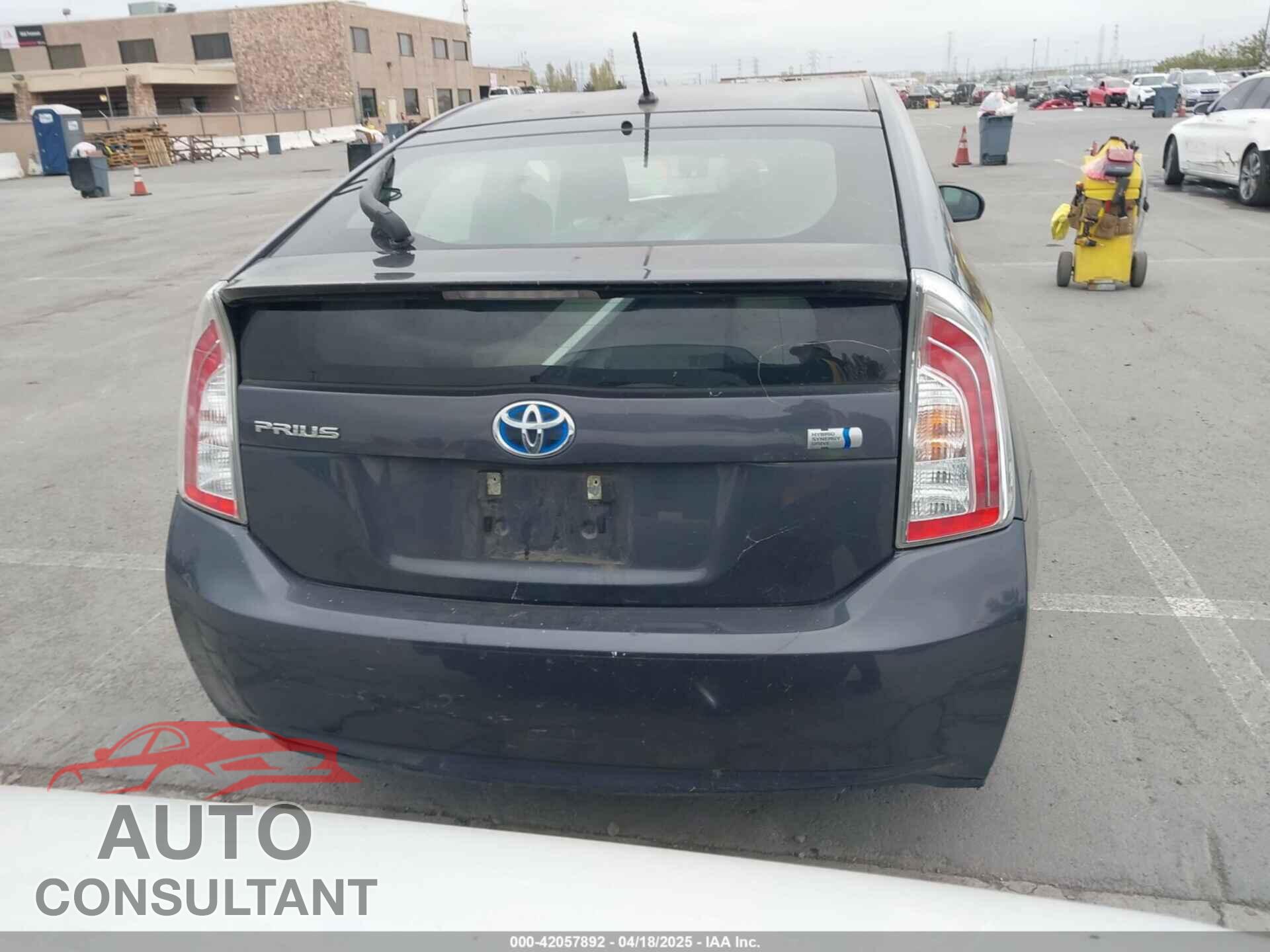 TOYOTA PRIUS 2013 - JTDKN3DU6D5599875