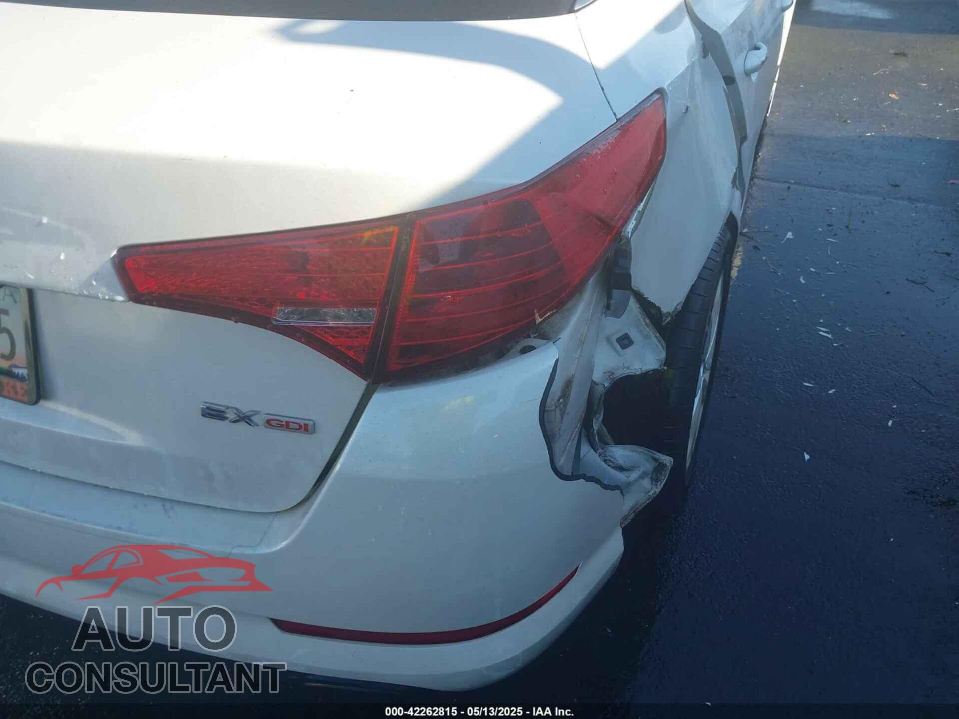 KIA OPTIMA 2013 - 5XXGN4A78DG158609