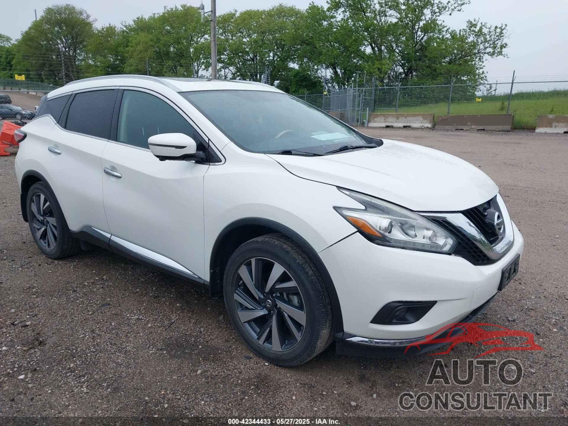NISSAN MURANO 2018 - 5N1AZ2MH6JN192577