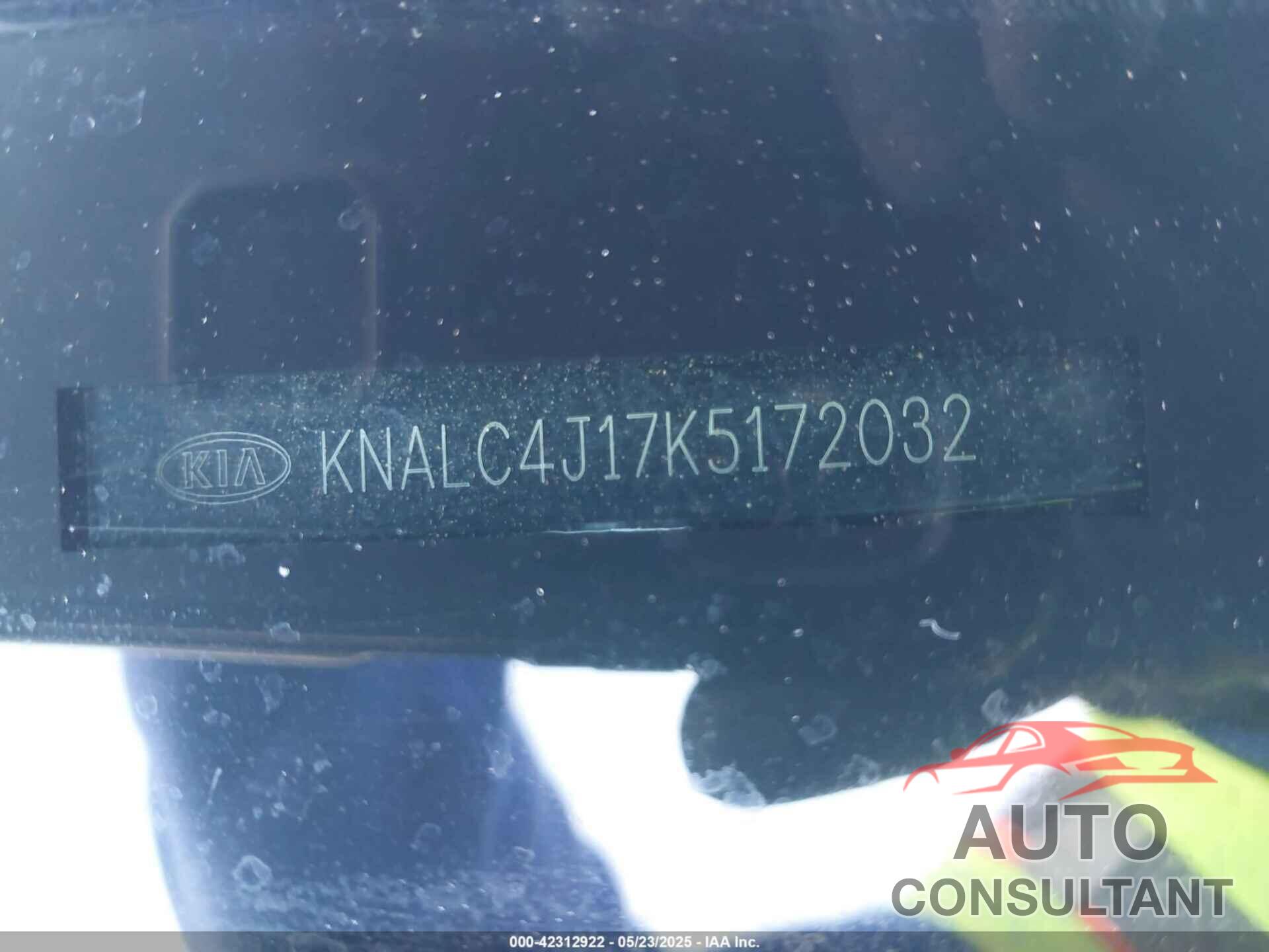 KIA CADENZA 2019 - KNALC4J17K5172032