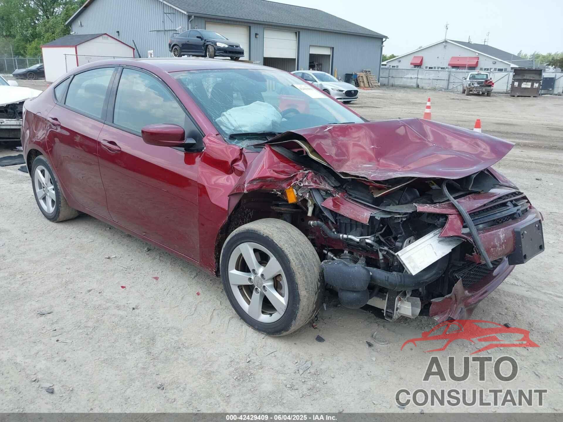 DODGE DART 2015 - 1C3CDFBB7FD238453
