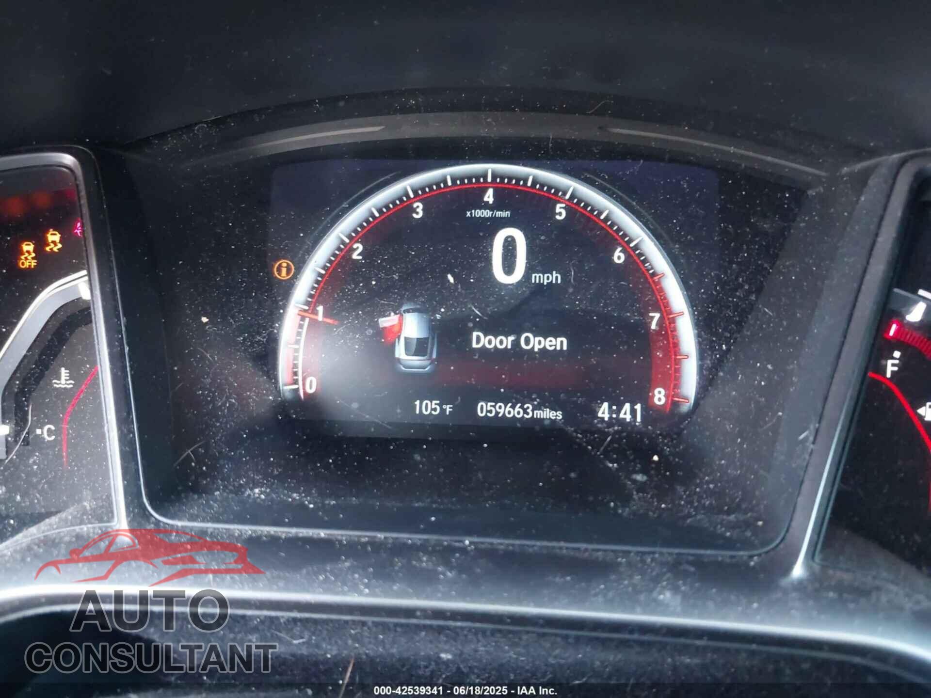 HONDA CIVIC 2018 - 2HGFC3A56JH756623