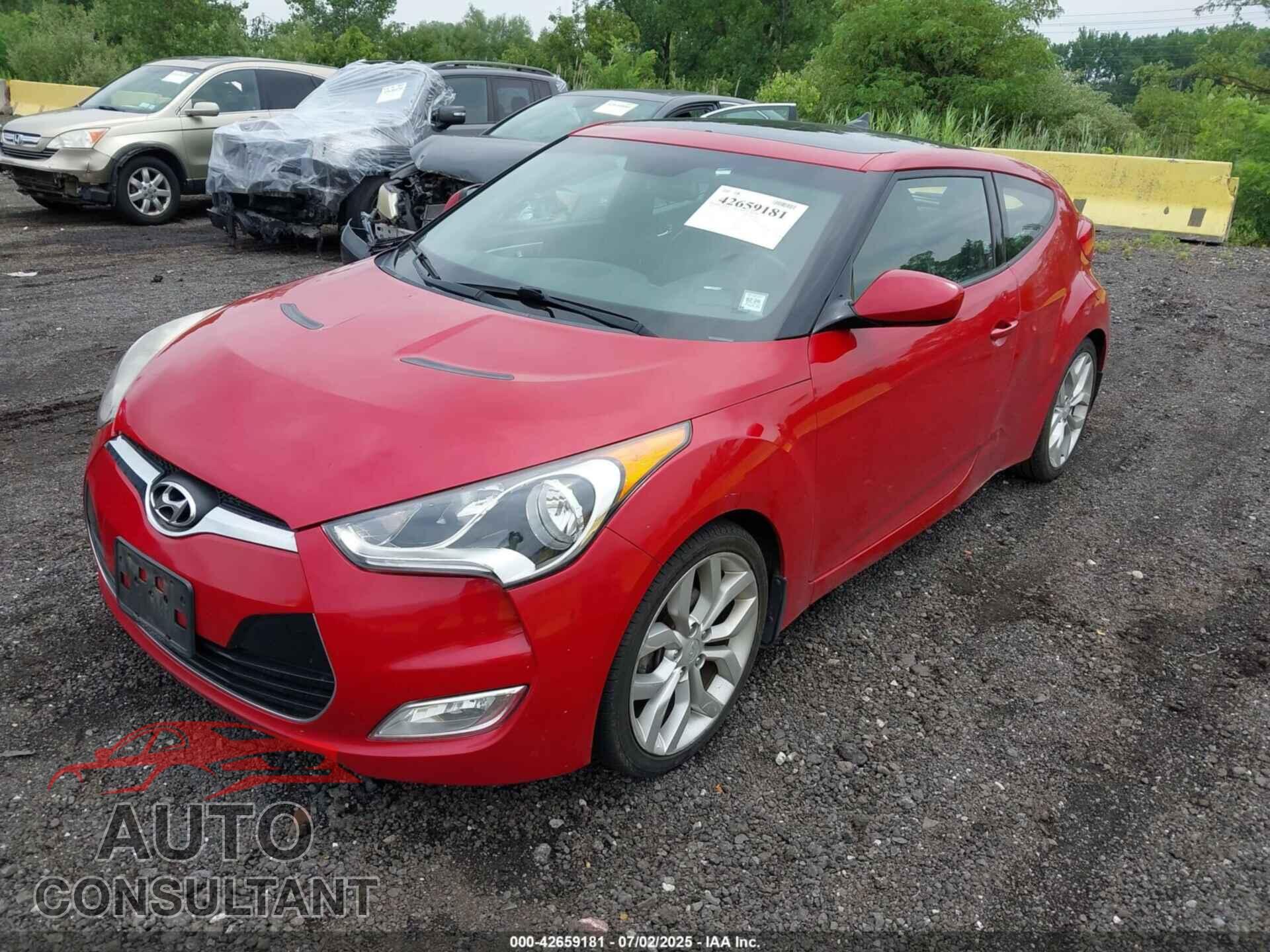 HYUNDAI VELOSTER 2013 - KMHTC6ADXDU111156