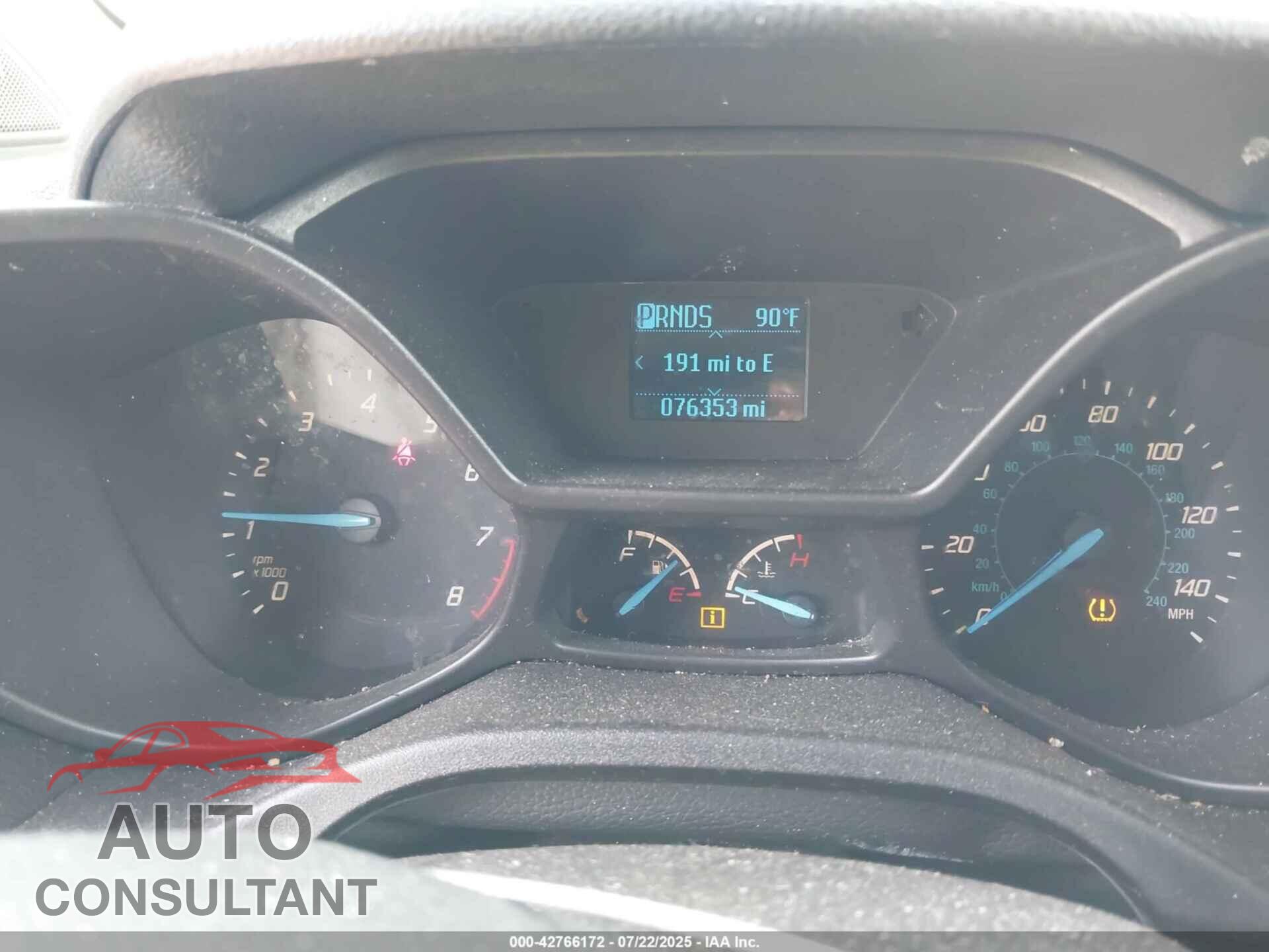 FORD TRANSIT CONNECT 2017 - NM0LS7E76H1299261