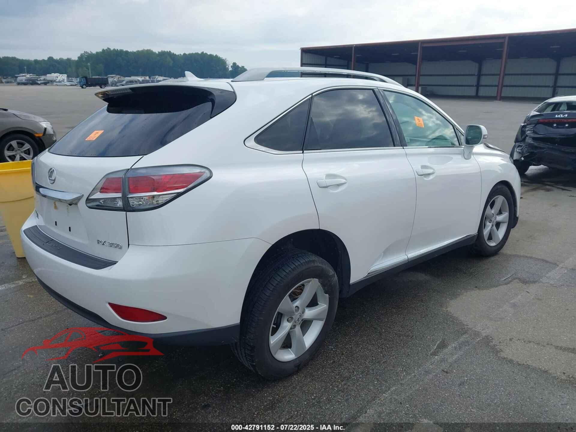 LEXUS RX 350 2013 - 2T2BK1BA7DC199991