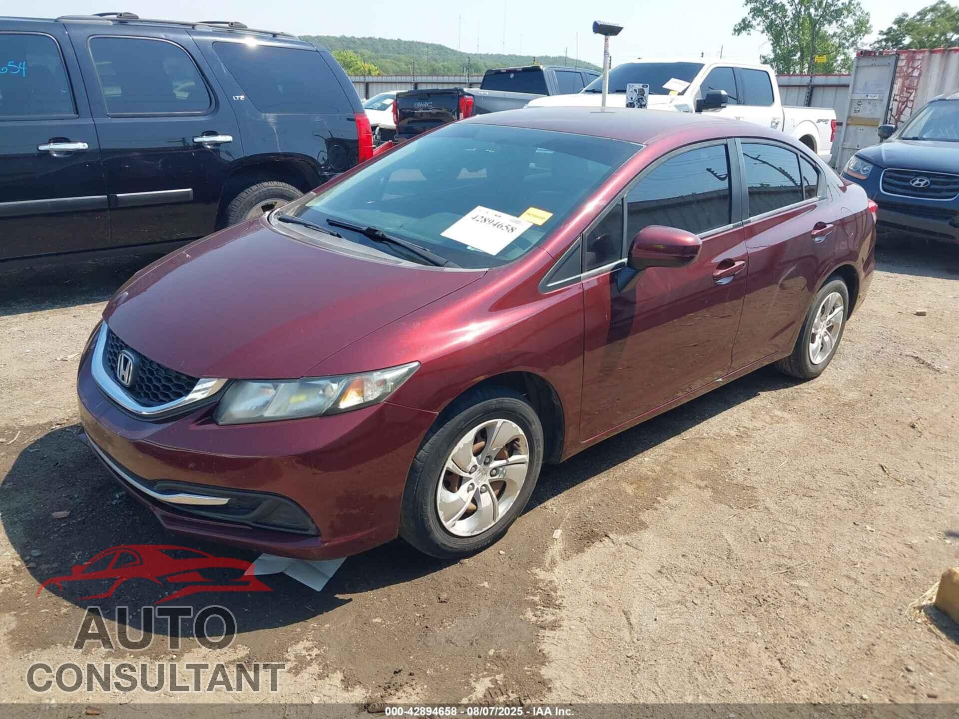 HONDA CIVIC 2014 - 19XFB2F59EE052485