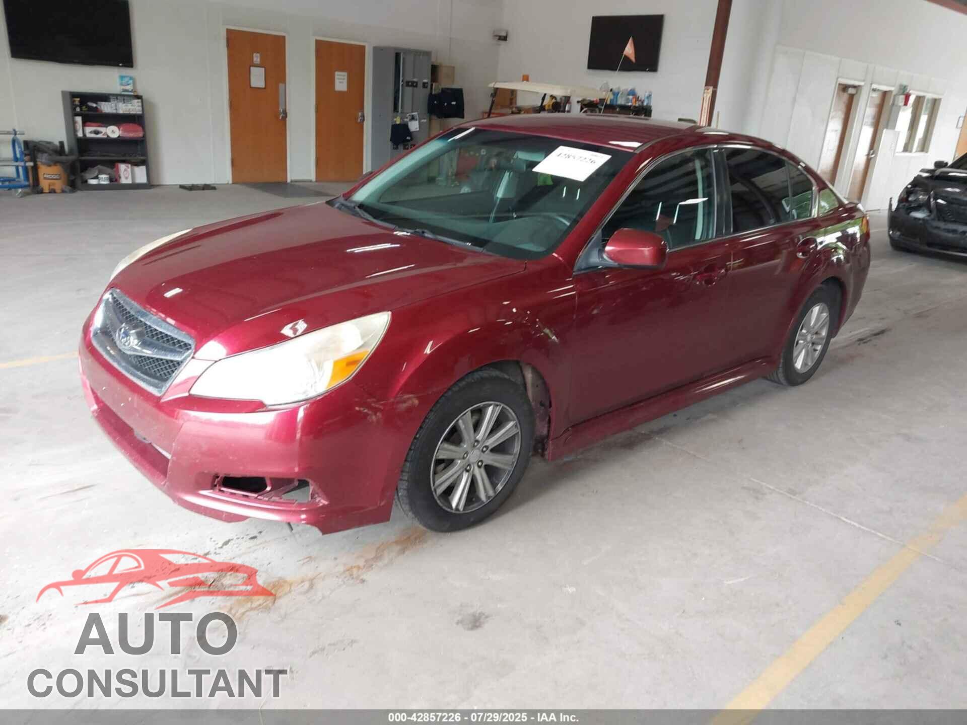 SUBARU LEGACY 2012 - 4S3BMCA64C3015461