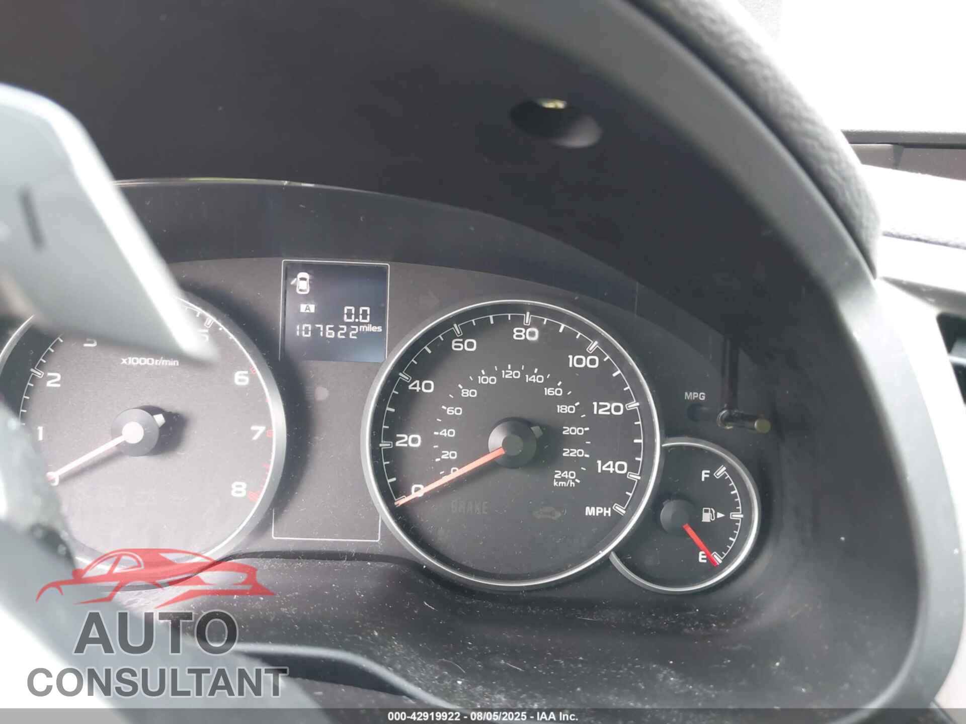 SUBARU OUTBACK 2013 - 4S4BRBCCXD3307174