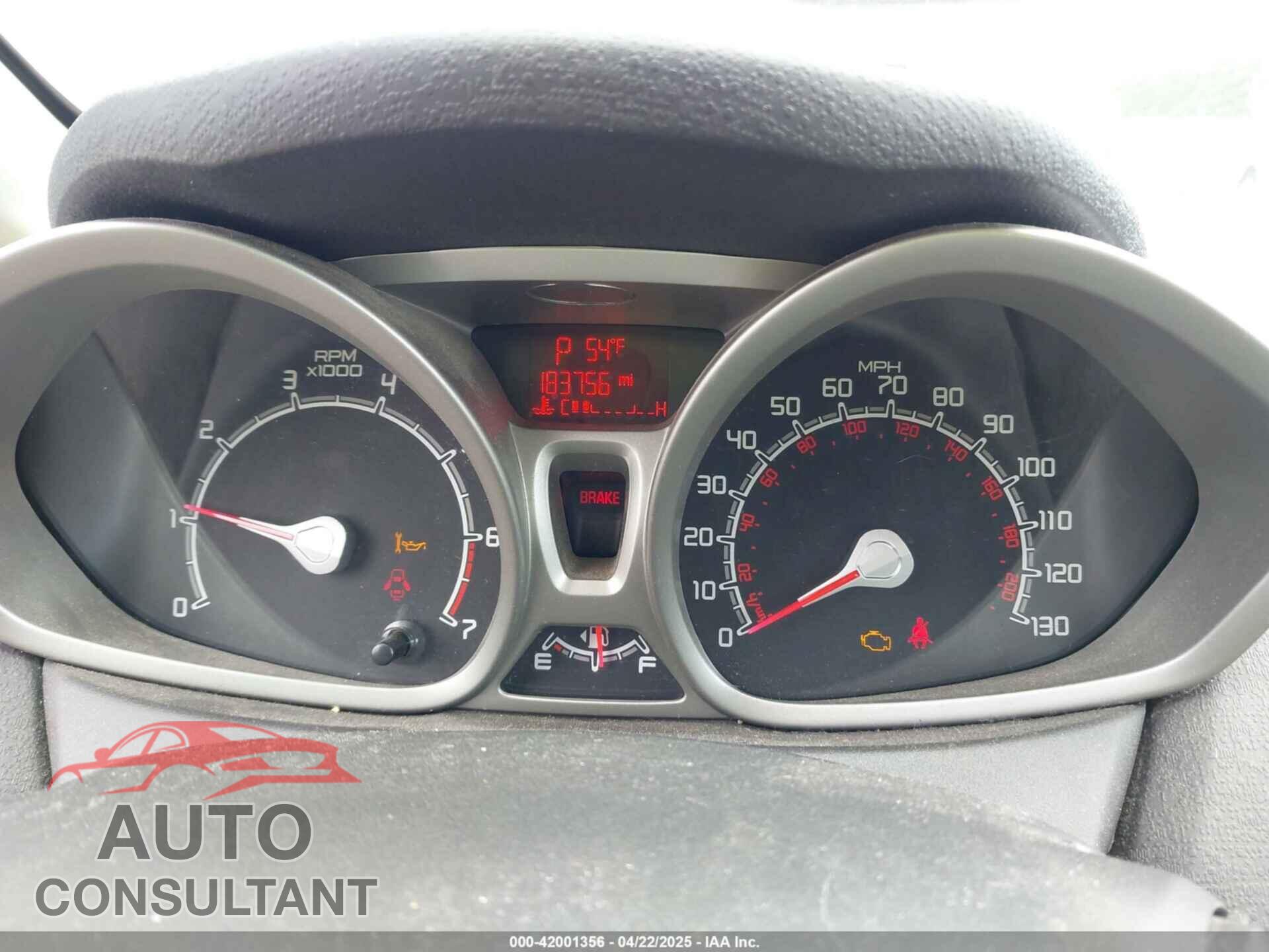 FORD FIESTA 2013 - 3FADP4BJ2DM155264
