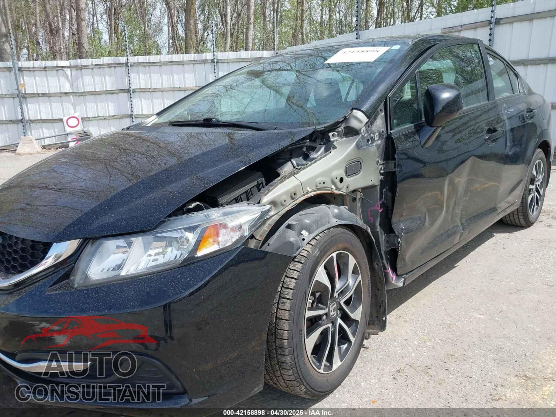 HONDA CIVIC 2013 - 19XFB2F86DE032977