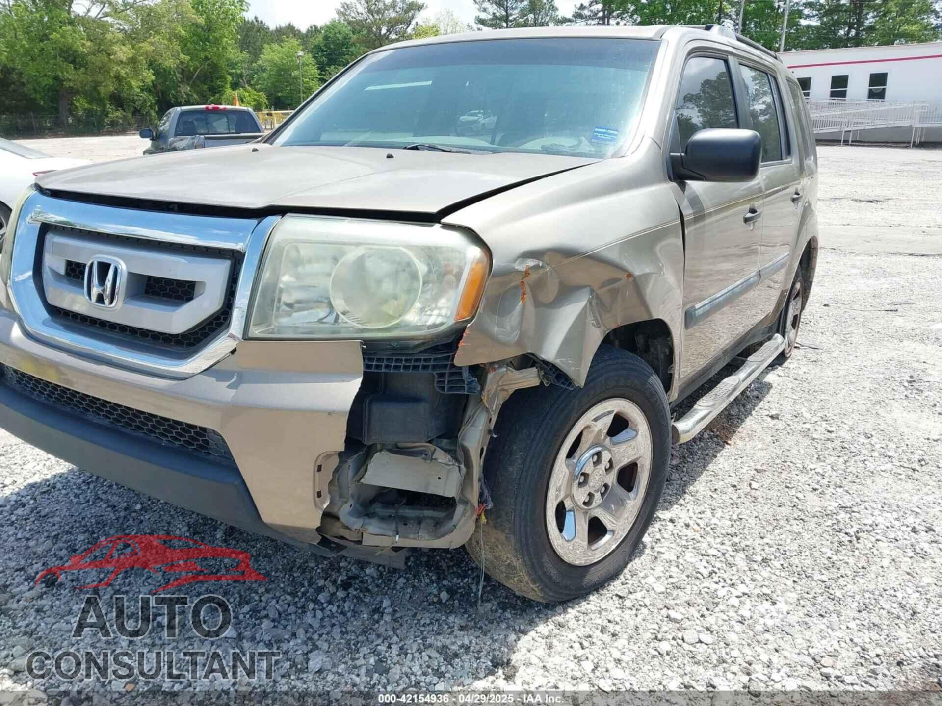 HONDA PILOT 2010 - 5FNYF3H2XAB013835