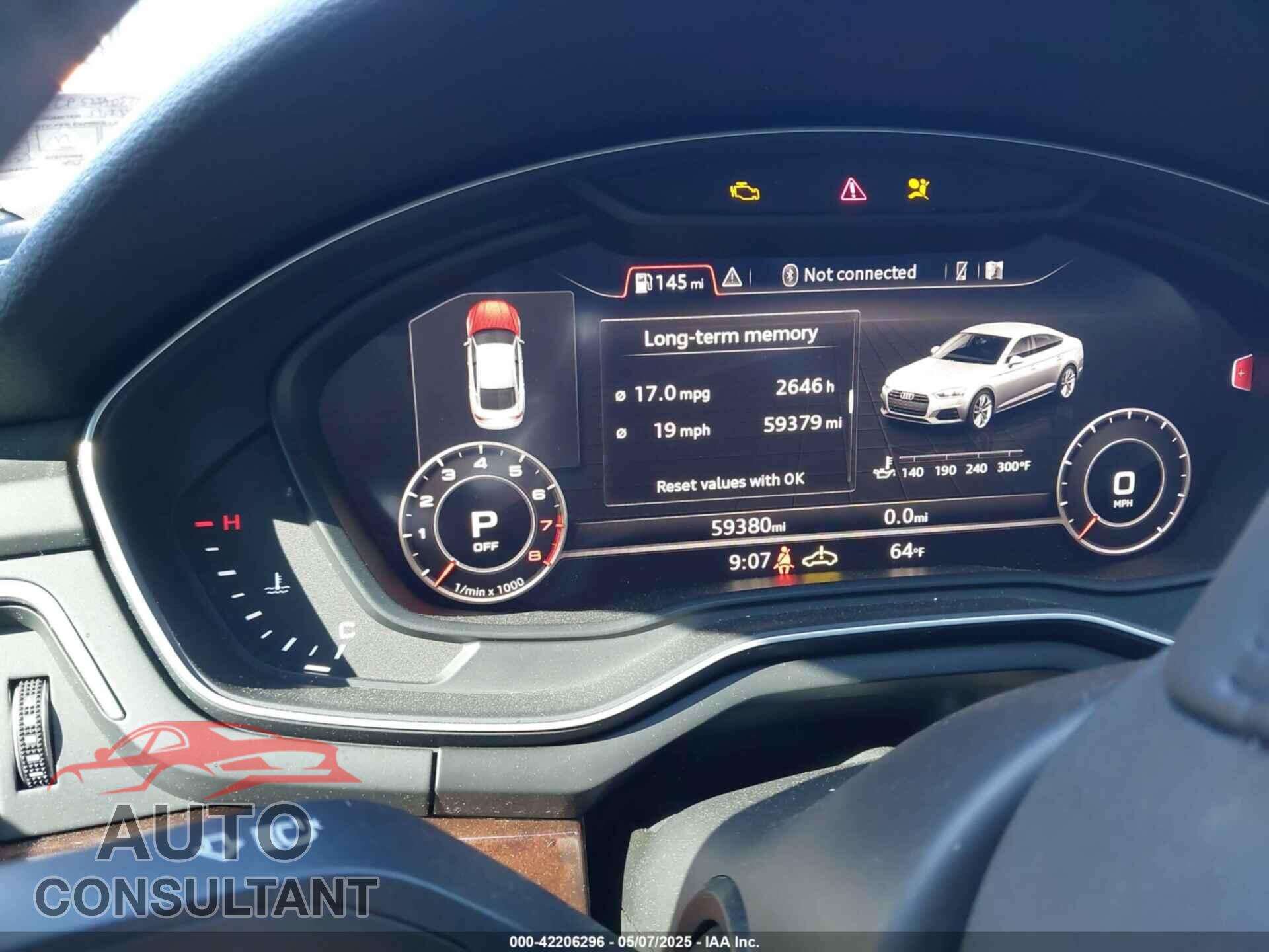 AUDI A5 2018 - WAUDNCF52JA057221