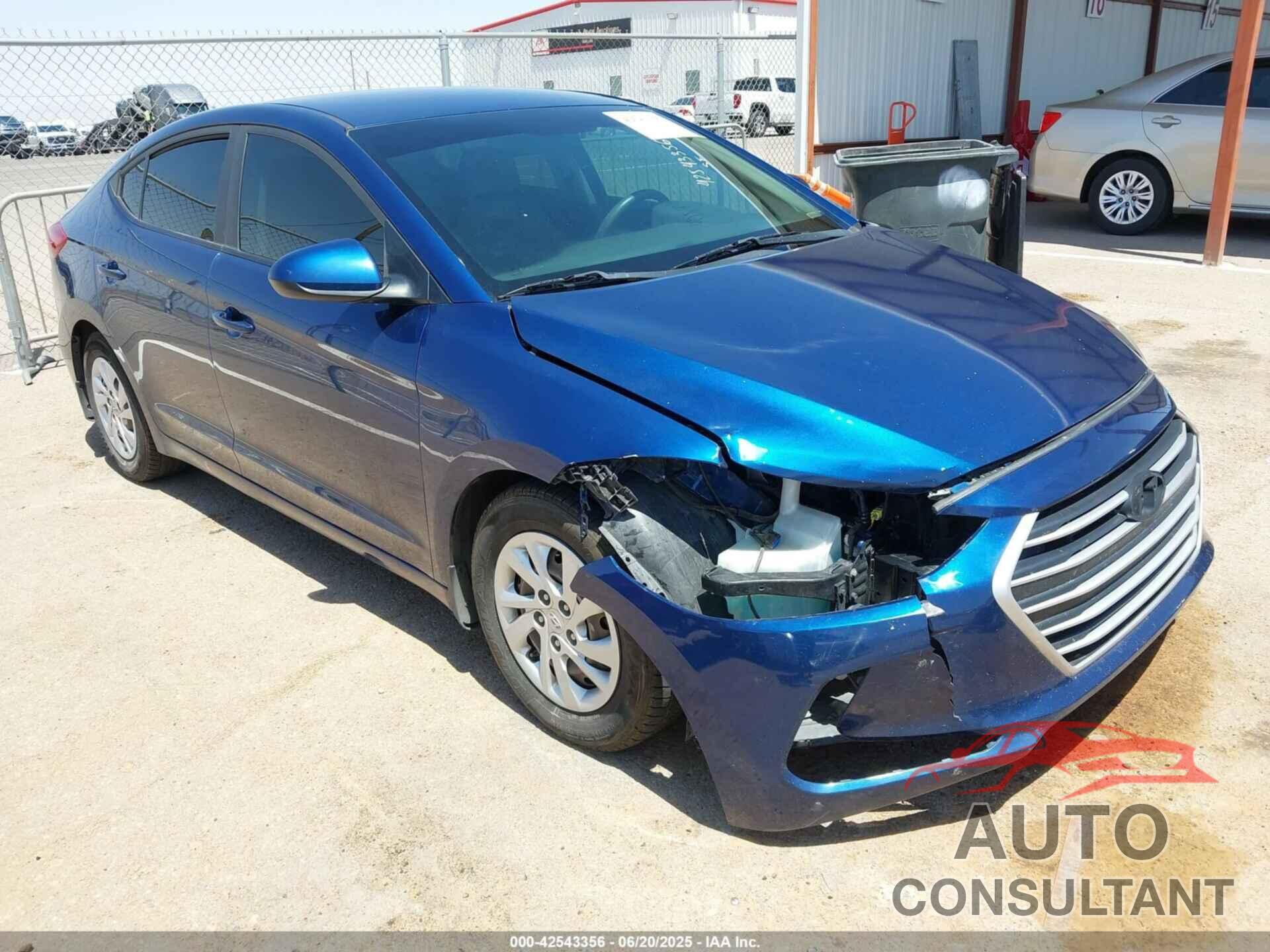 HYUNDAI ELANTRA 2018 - 5NPD74LF2JH341022