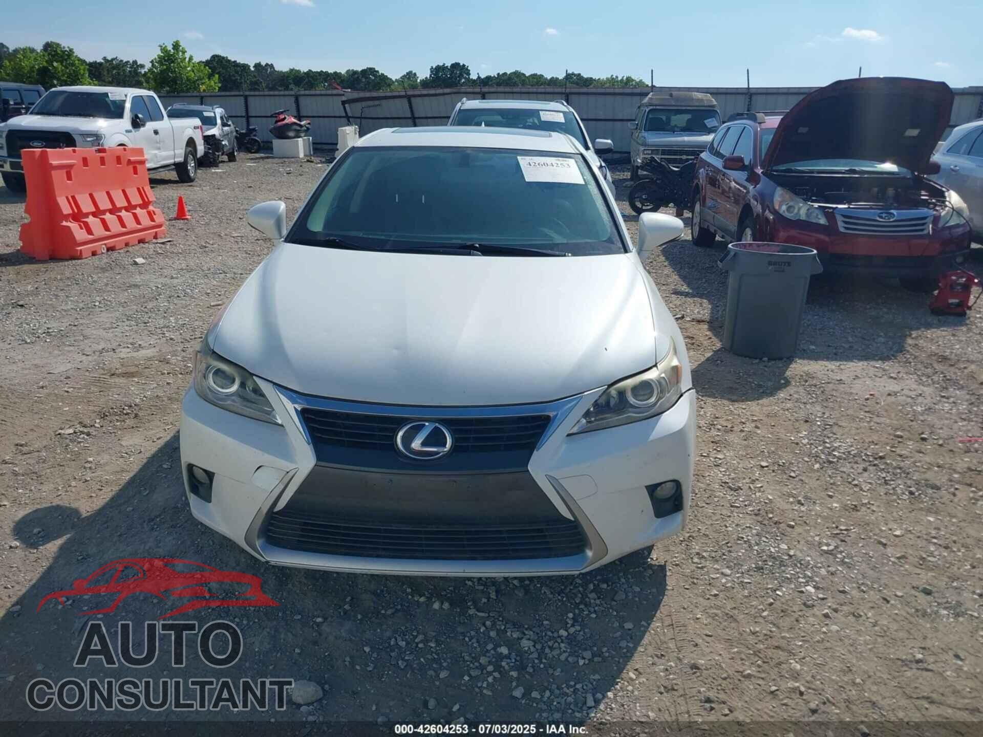 LEXUS CT 200H 2014 - JTHKD5BH3E2194594