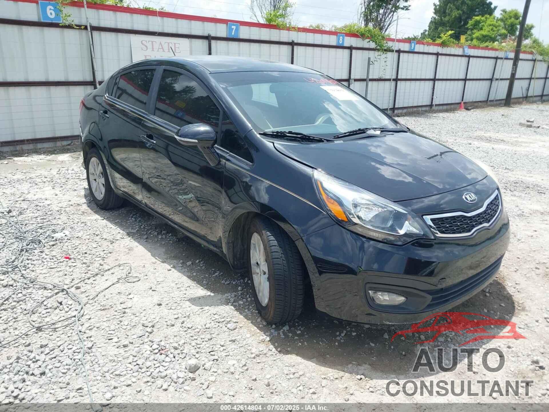 KIA RIO 2013 - KNADN4A38D6232820