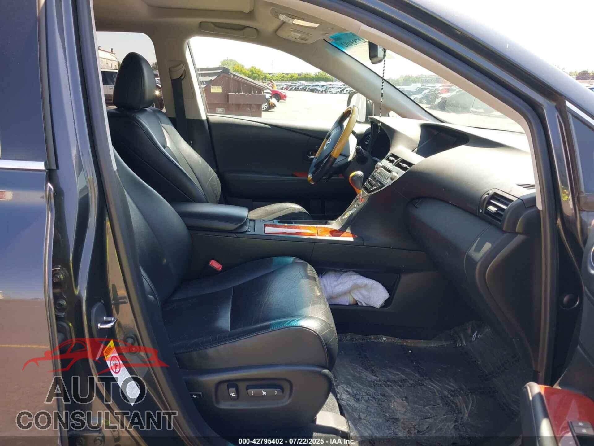 LEXUS RX 350 2010 - 2T2ZK1BA3AC018539