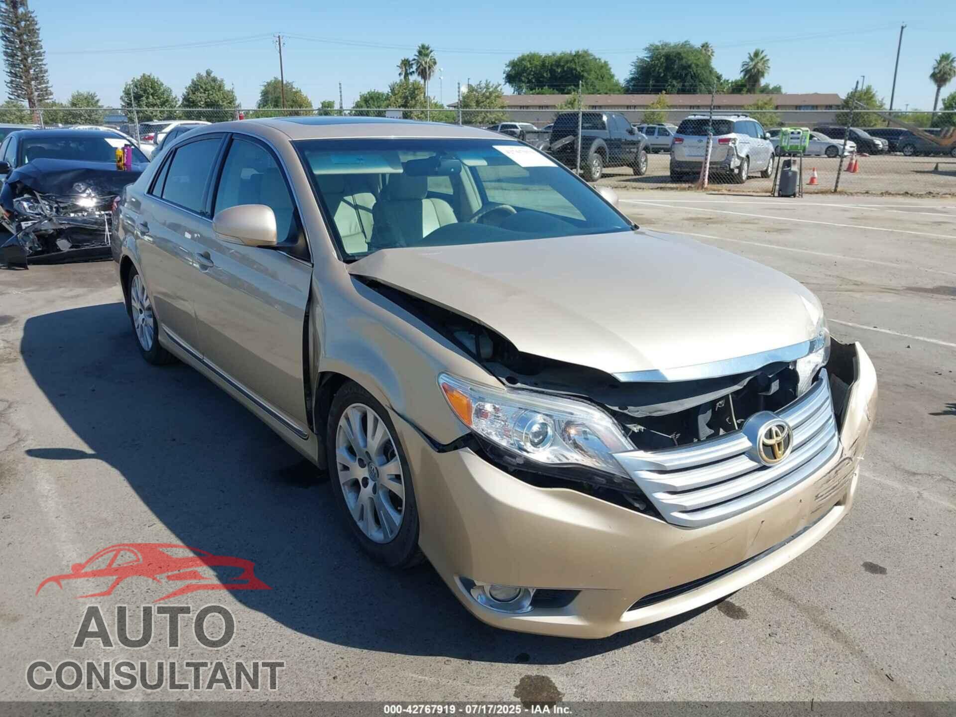 TOYOTA AVALON 2012 - 4T1BK3DB8CU471323