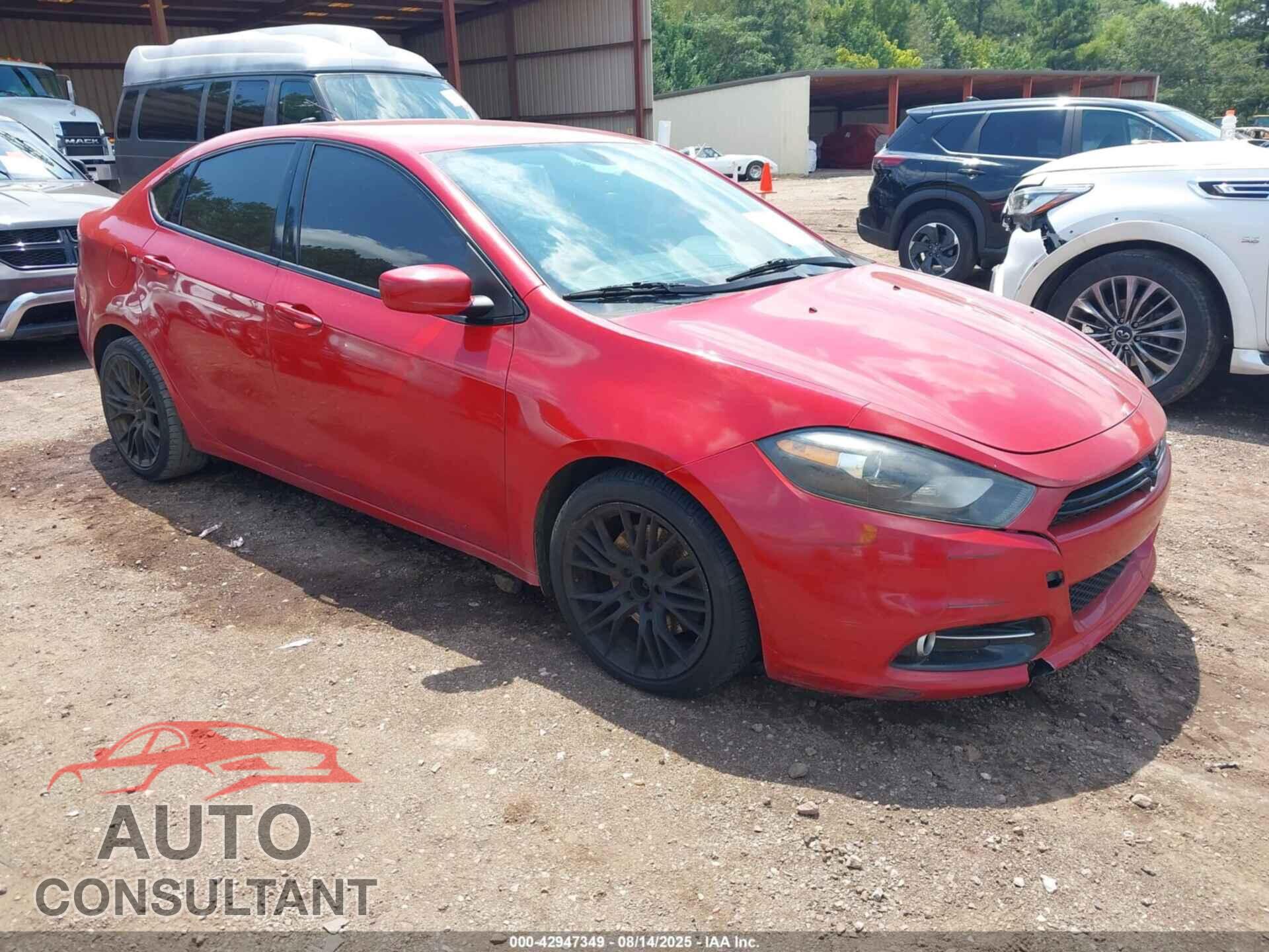 DODGE DART 2013 - 1C3CDFBA9DD329938