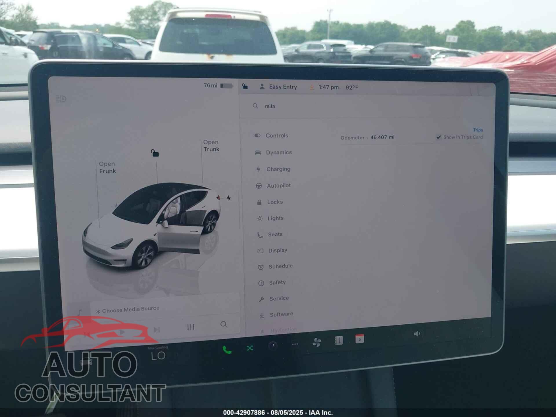 TESLA MODEL Y 2023 - 7SAYGDEEXPF617236
