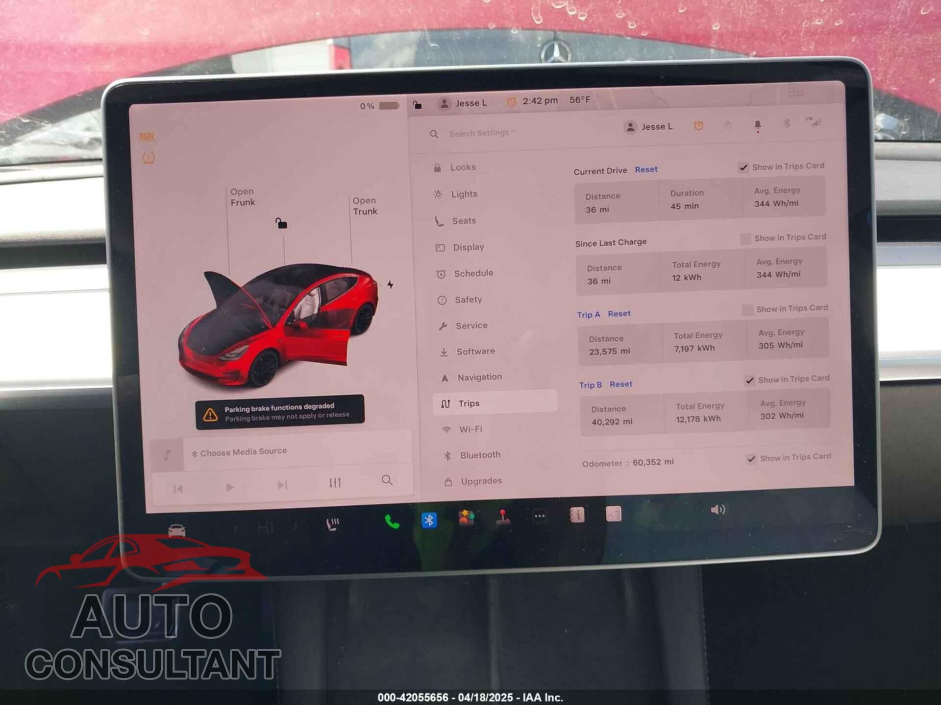TESLA MODEL 3 2022 - 5YJ3E1EC6NF127433
