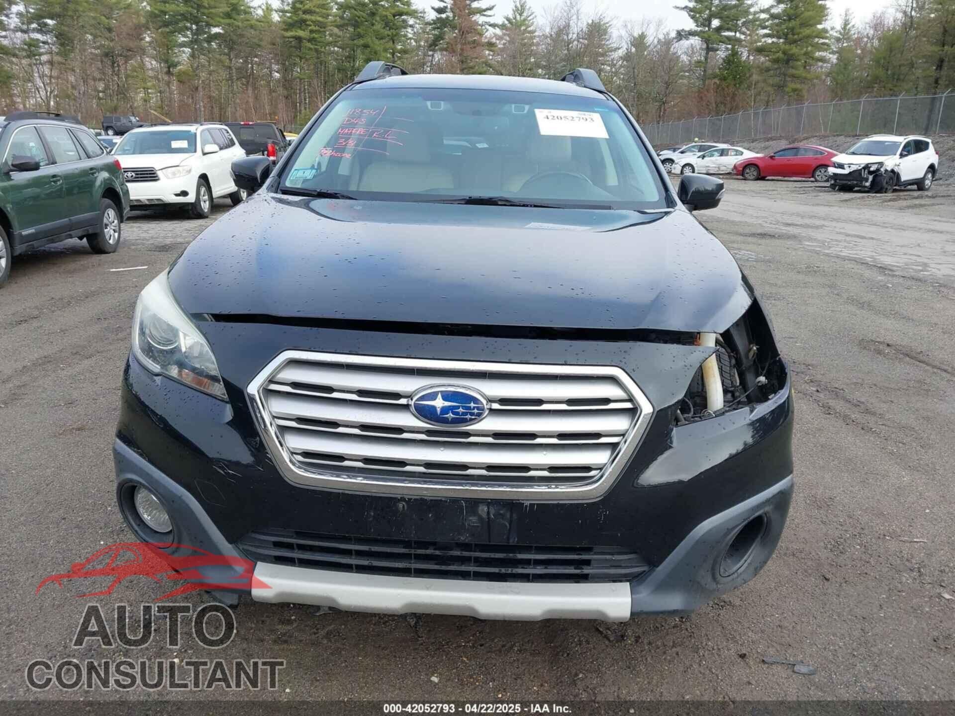 SUBARU OUTBACK 2015 - 4S4BSANC7F3241665