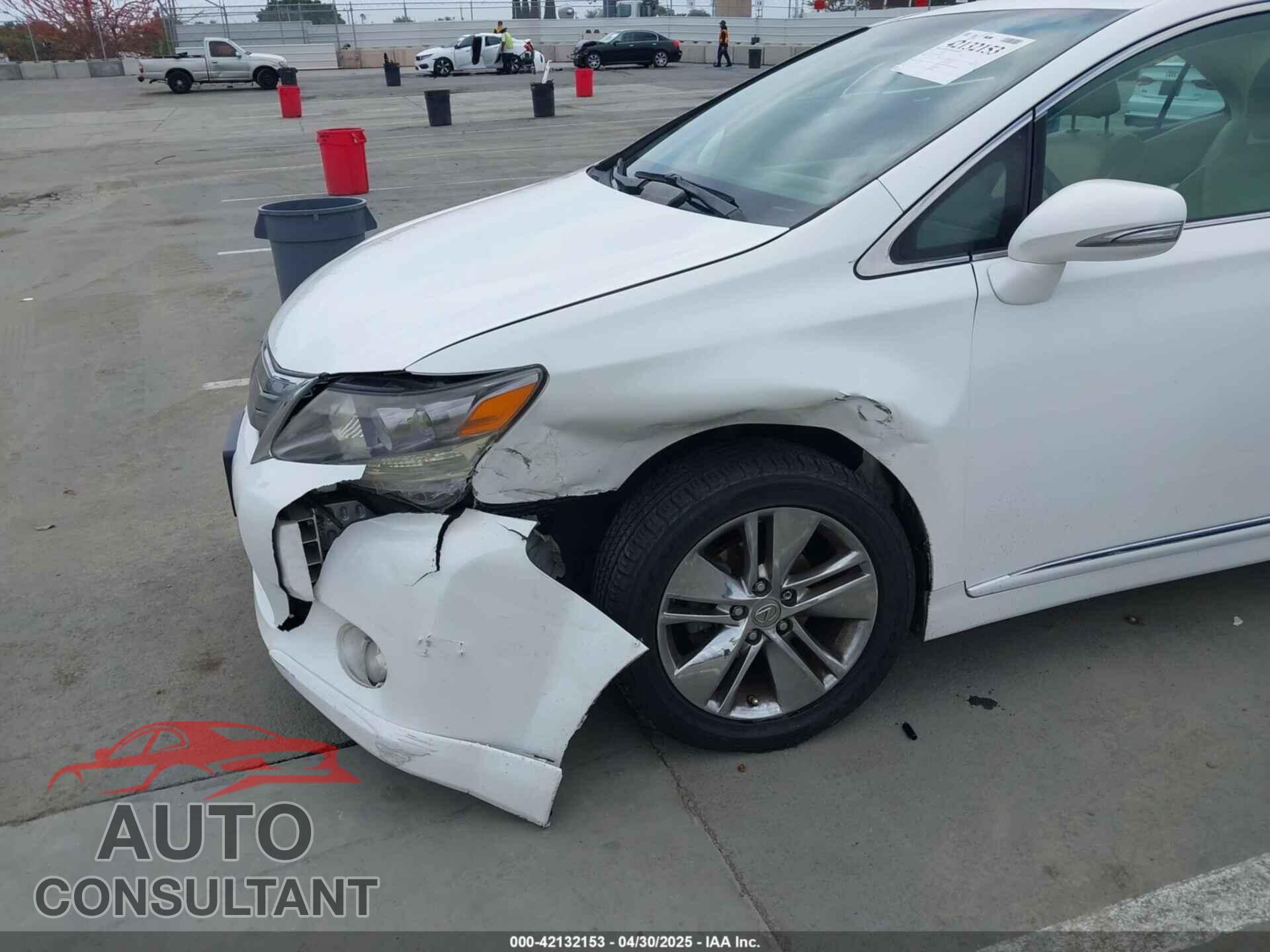 LEXUS HS 250H 2010 - JTHBB1BAXA2034353